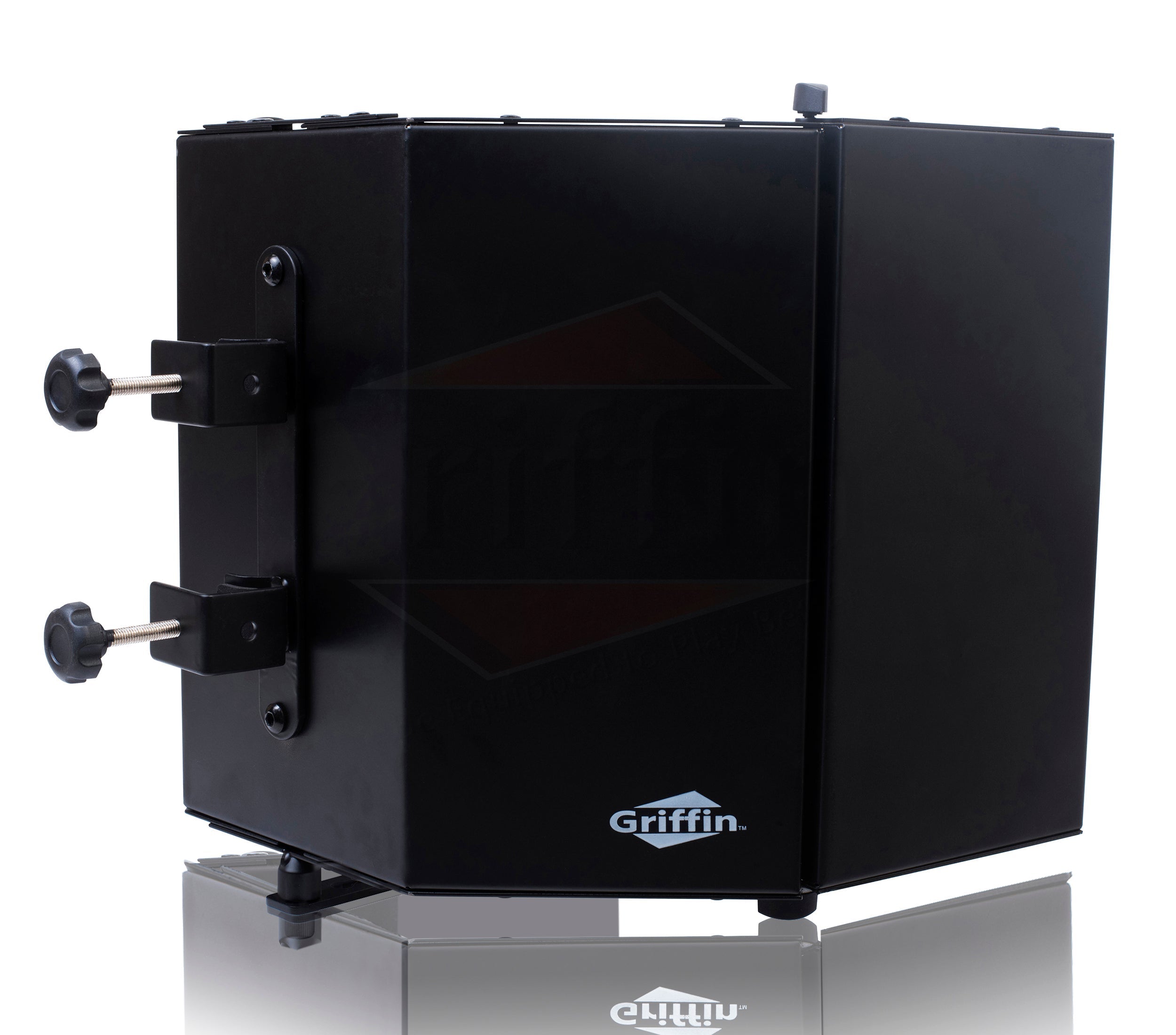 Studio Microphone Soundproofing Acoustic Foam Panel by GRIFFIN - Soundproof Filter - Sound Diffusion Mic Booth Shield, Absorbing Isolation Diffuser GeekStands.com