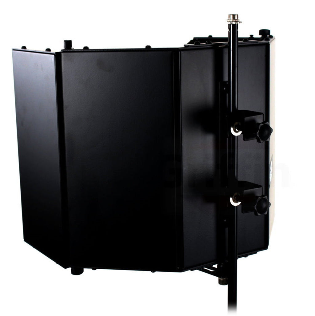 Studio Microphone Soundproofing Acoustic Foam Panel by GRIFFIN - Soundproof Filter - Sound Diffusion Mic Booth Shield, Absorbing Isolation Diffuser GeekStands.com