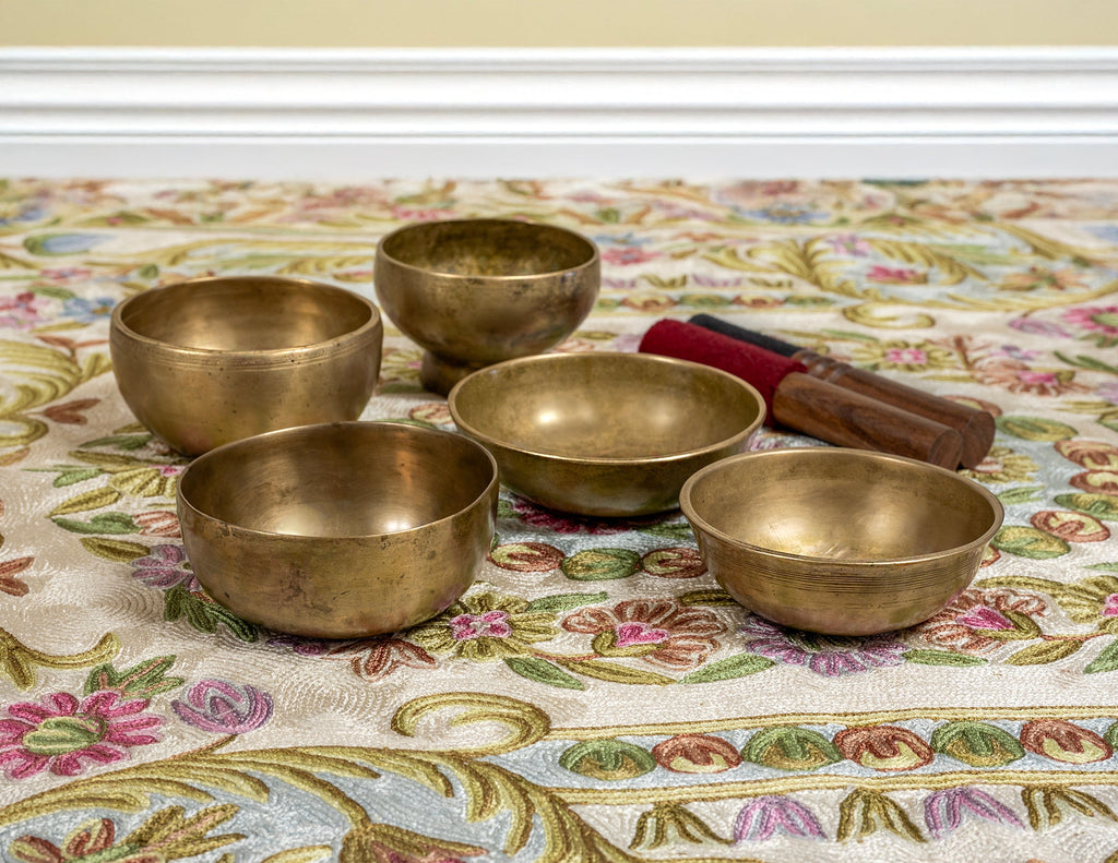 Antique Cup Set – F# Major Pentatonic Scale – AS15842 Bodhisattva Trading Company