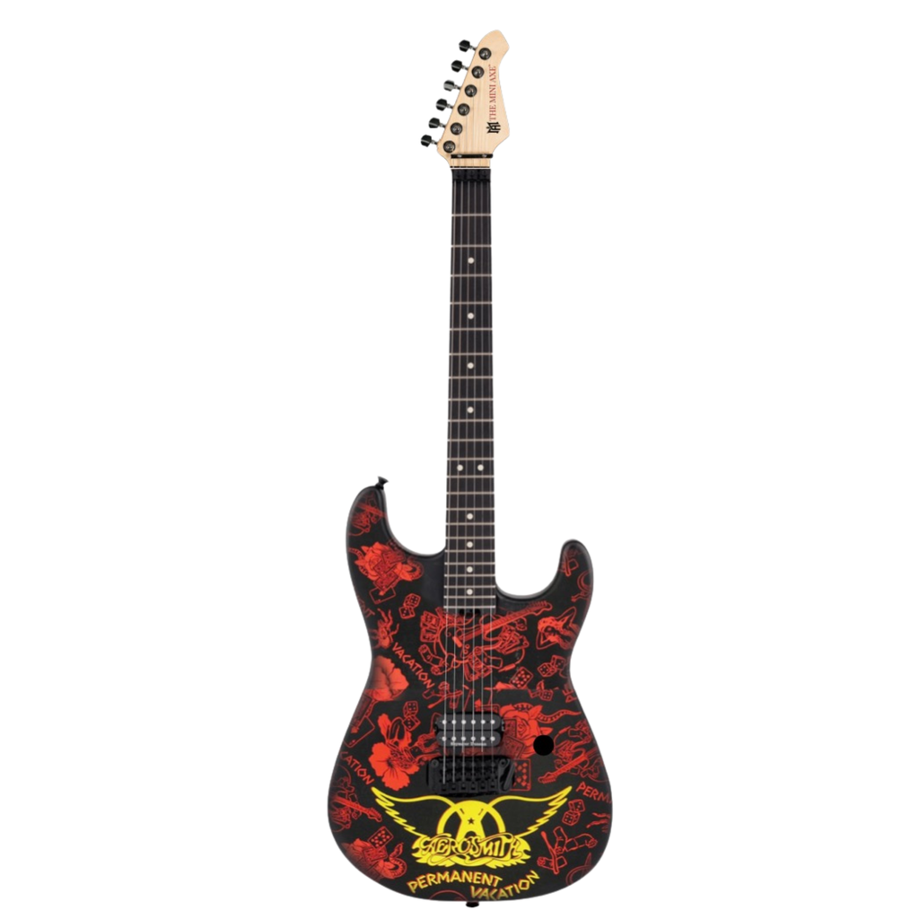 Aerosmith "Permanent Vacation" Collectible Miniature Guitar The Mini Axe