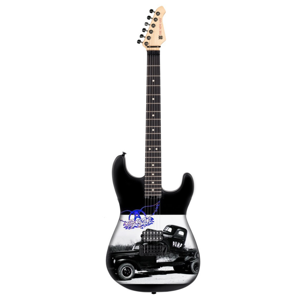 Aerosmith "Pump" Collectible Miniature Guitar The Mini Axe