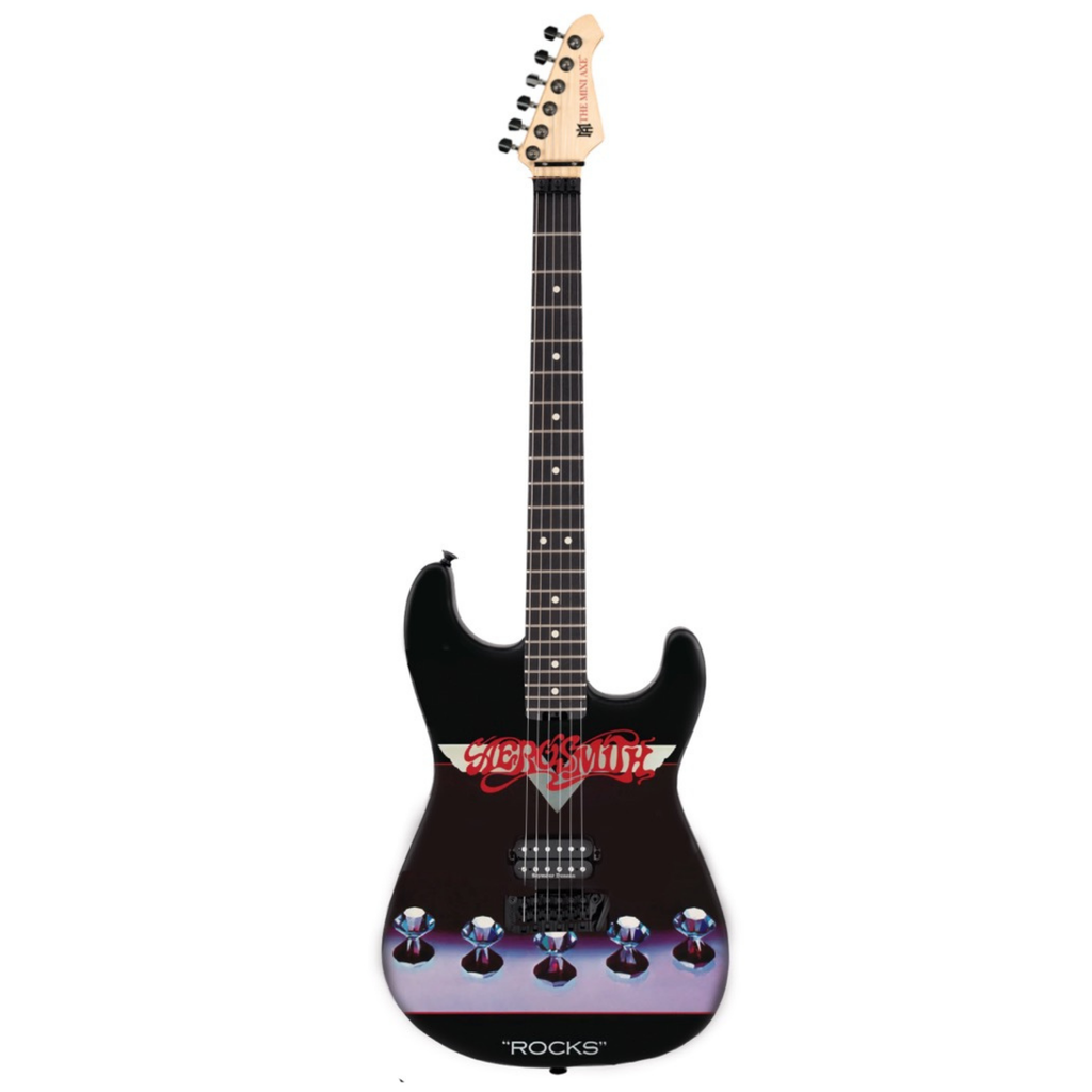 Aerosmith "Rocks" Collectible Miniature Guitar The Mini Axe