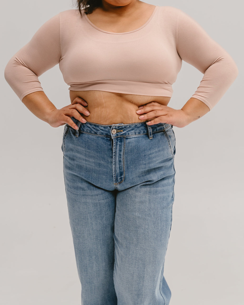 Classic 3/4 Sleeve Halftee HALFTEE Layering Fashions