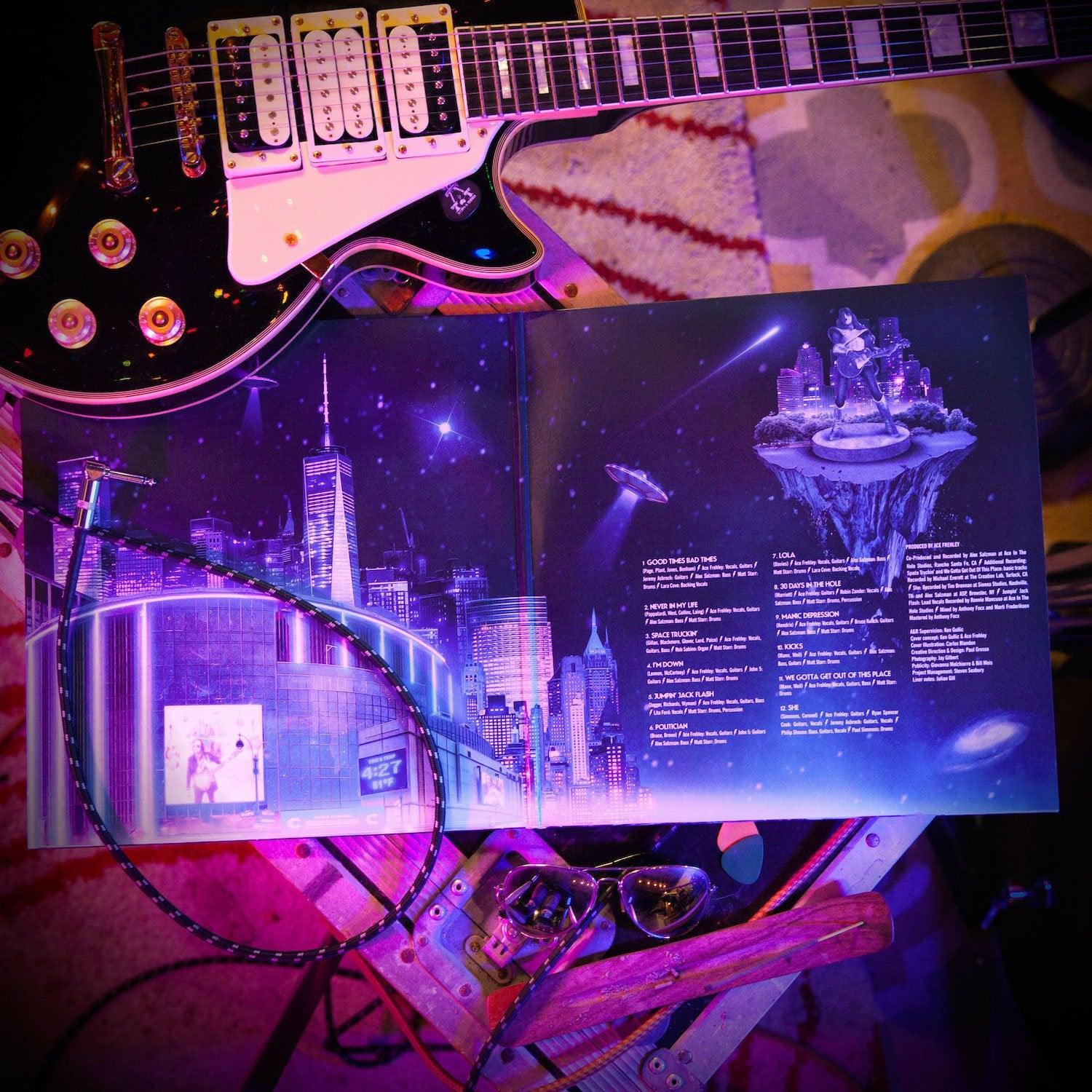 Ace Frehley - Origins Vol. 2 Silver Black Ice LP MNRK Heavy