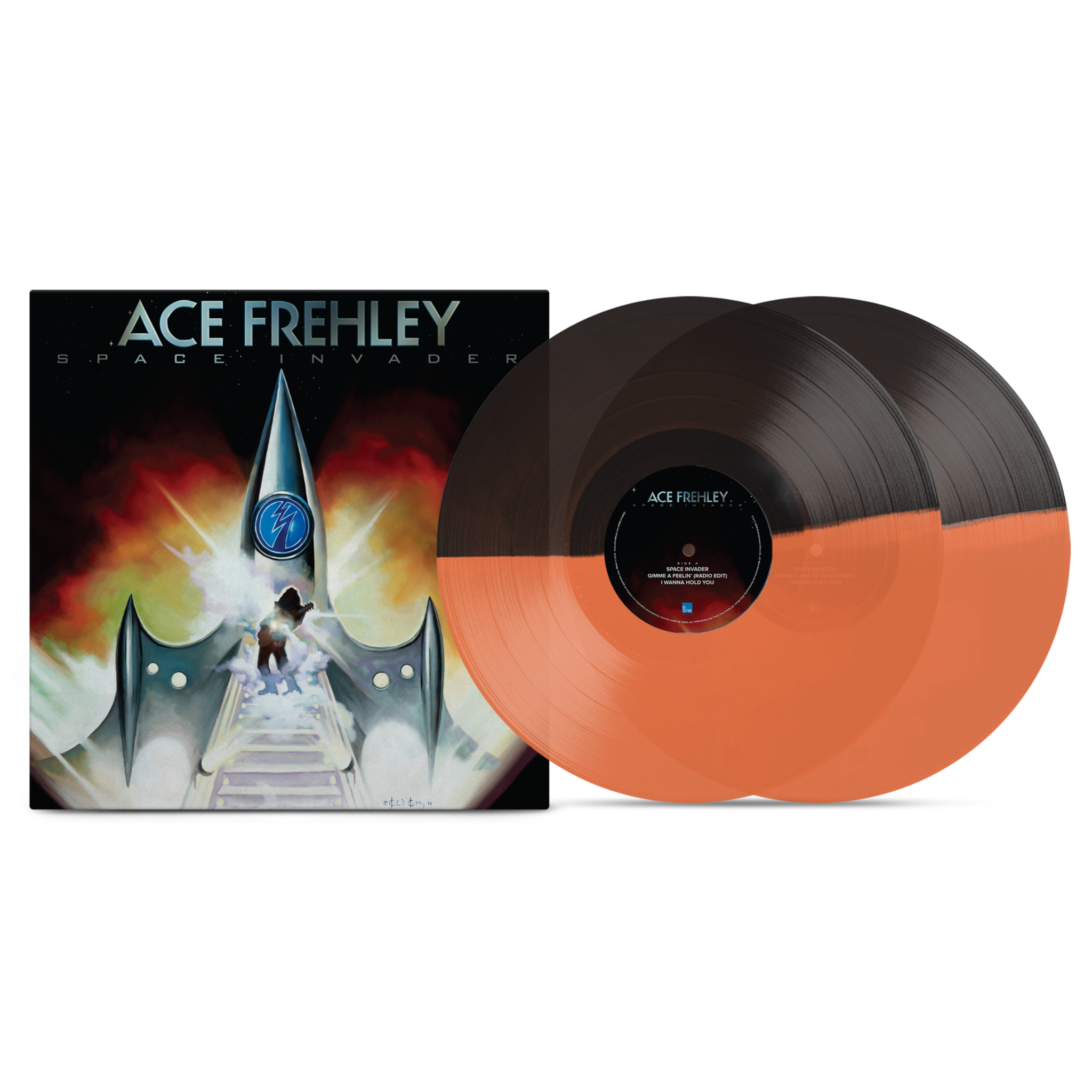 Ace Frehley - Space Invader Half and Half Vinyl MNRK Heavy