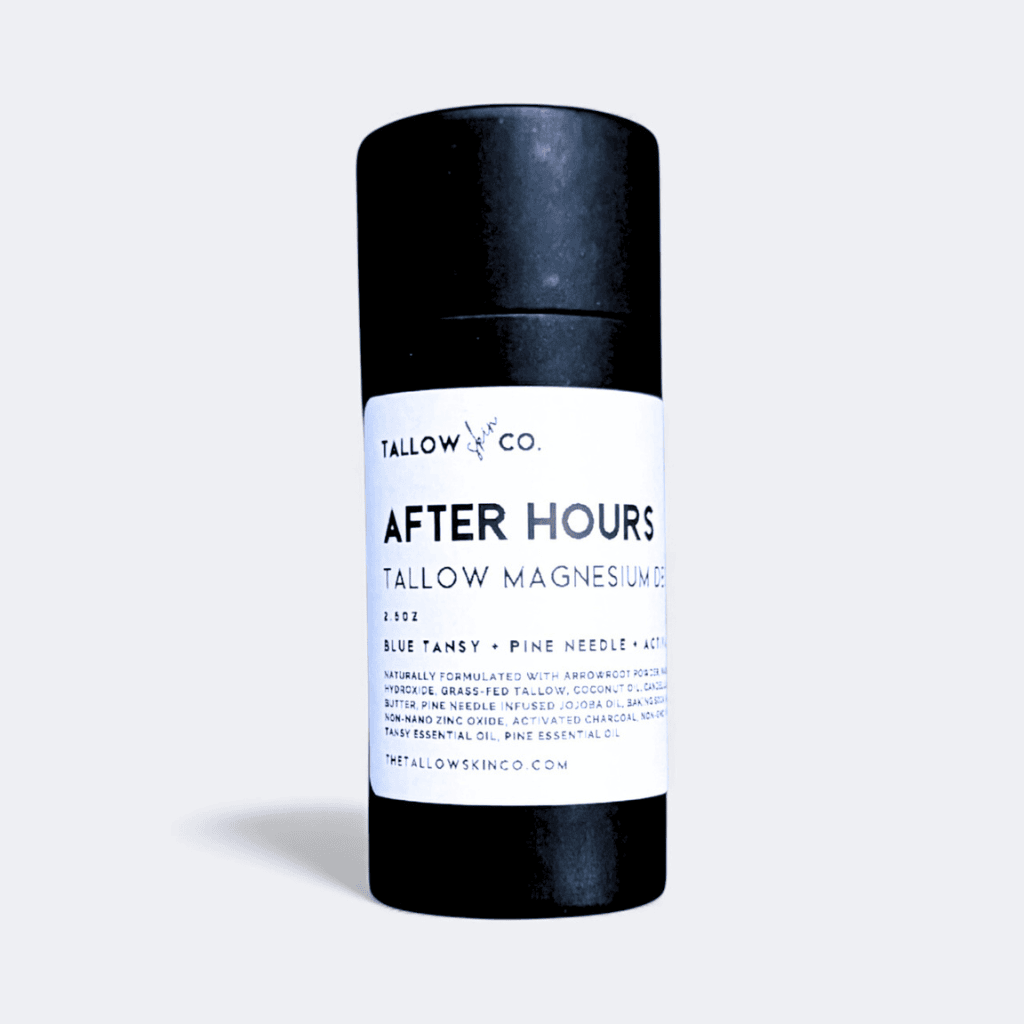 AFTER HOURS TALLOW MAGNESIUM NATURAL DEODORANT Tallow Skin Co.