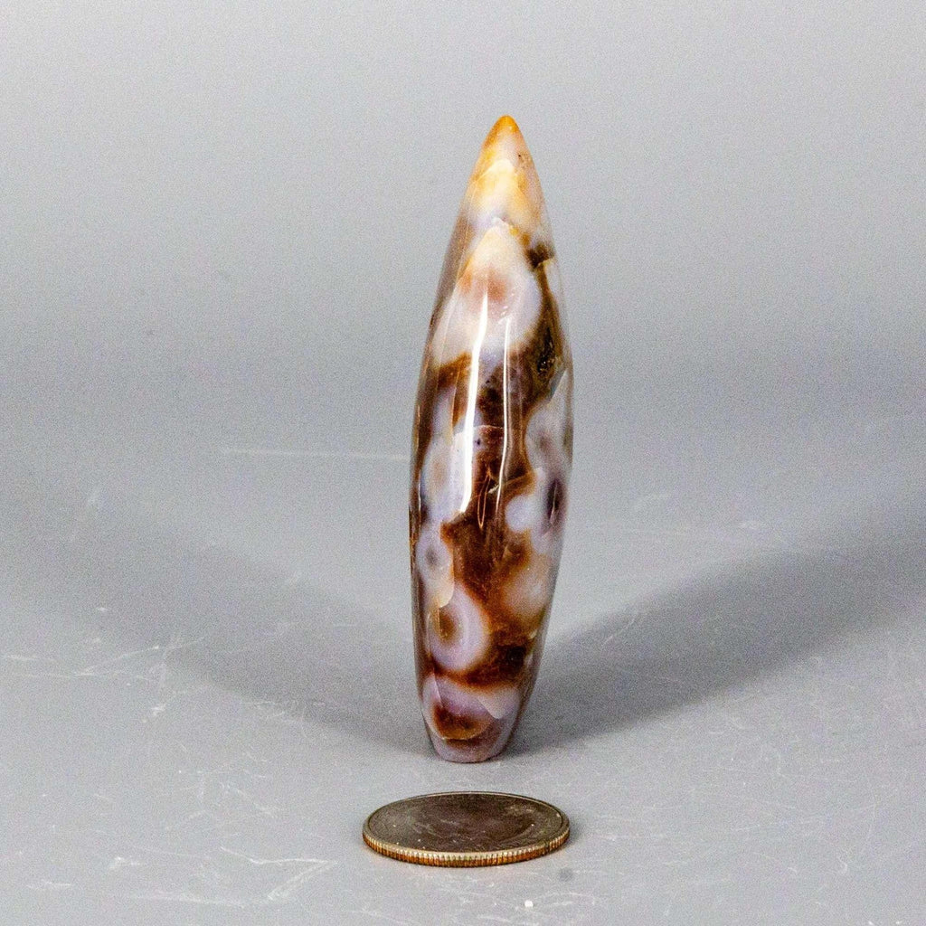 Agate Crystal Torch Freeform Polished Natural Specimen Crystal Destiny