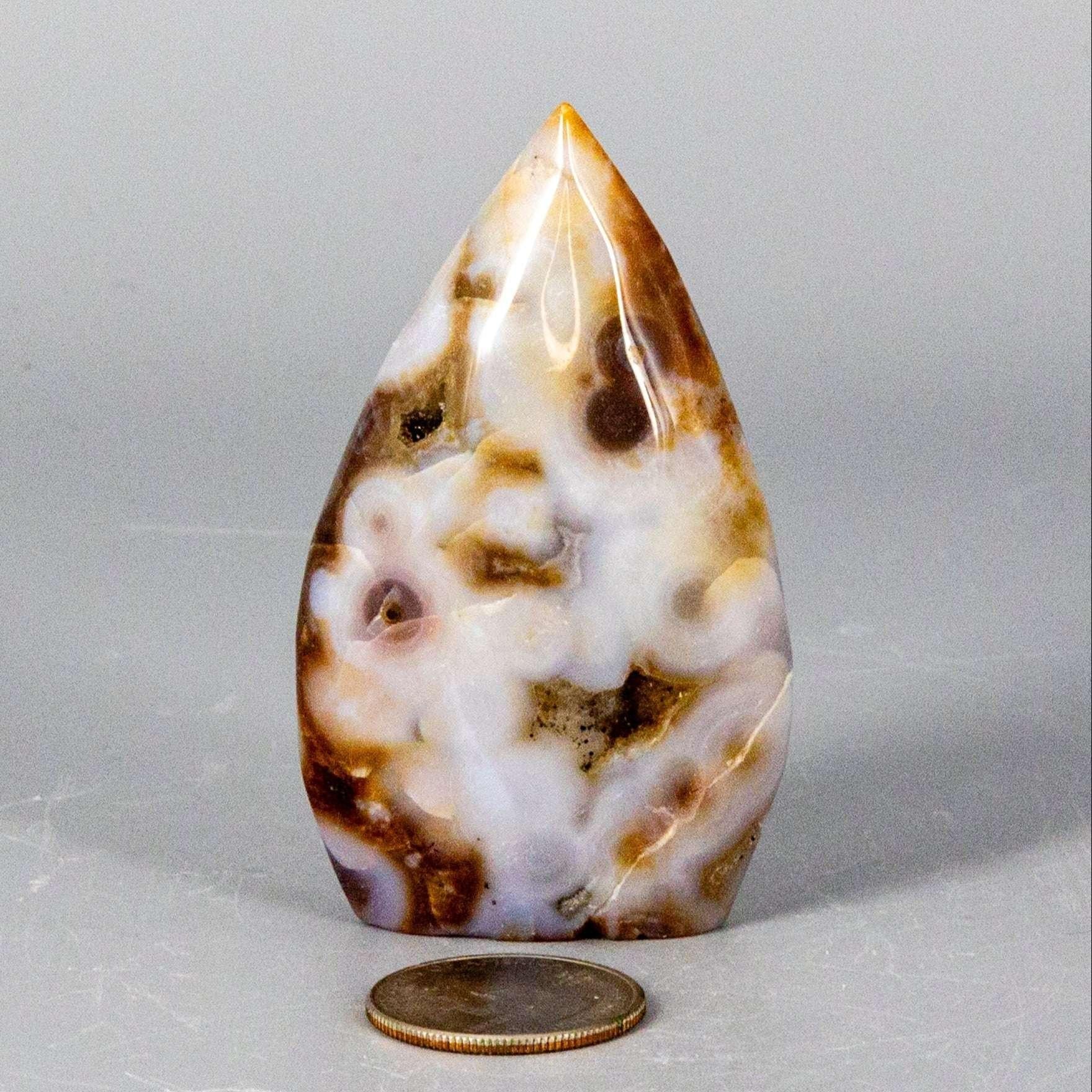 Agate Crystal Torch Freeform Polished Natural Specimen Crystal Destiny