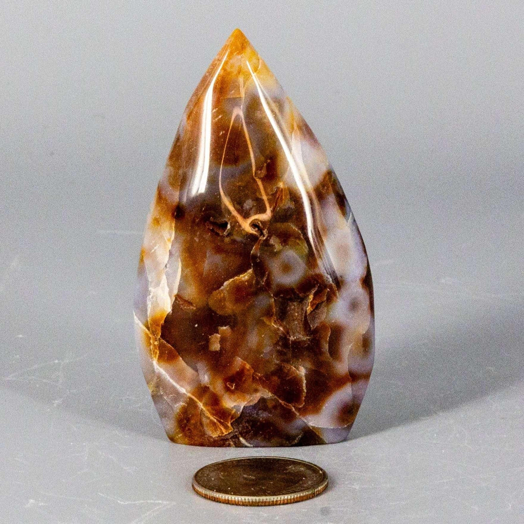 Agate Crystal Torch Freeform Polished Natural Specimen Crystal Destiny