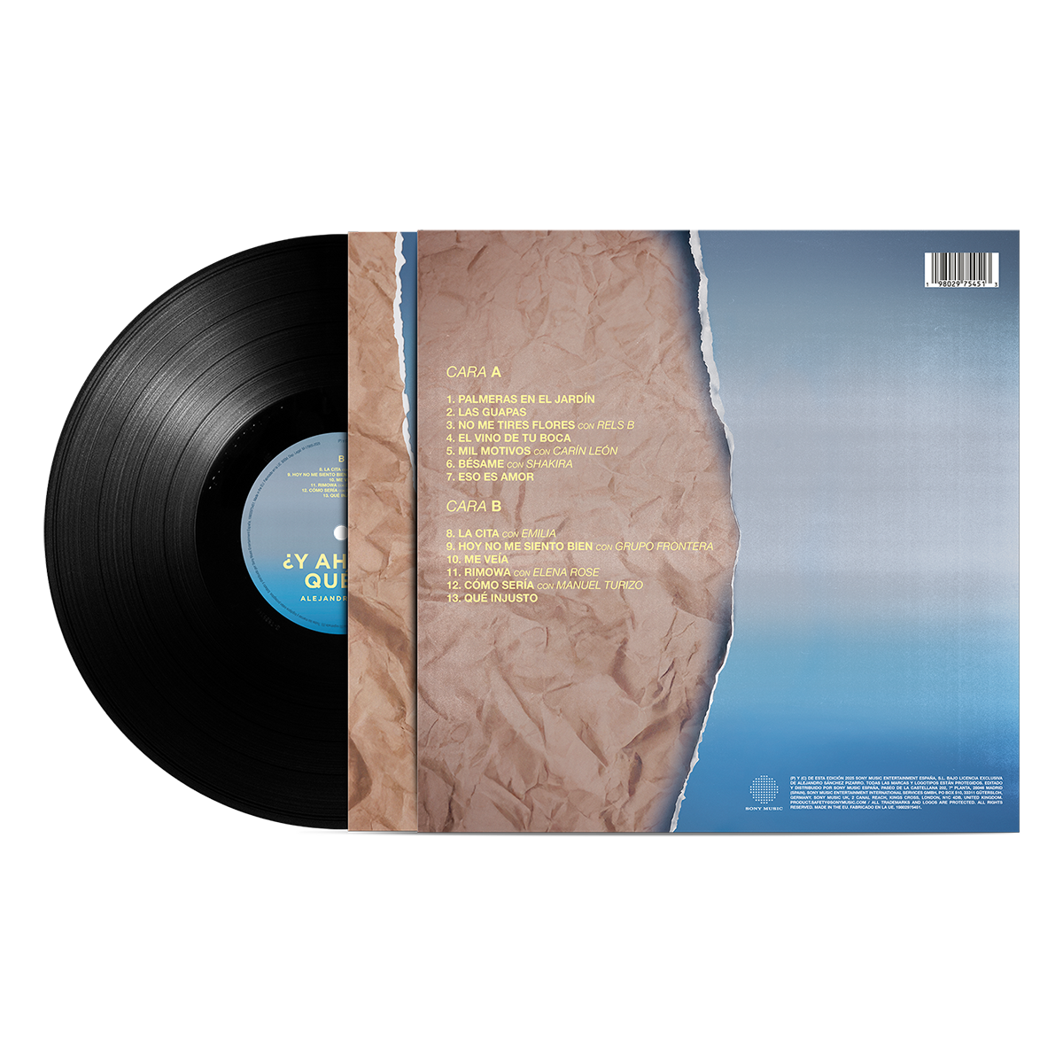 Alejandro Sanz - ¿Y ahora qué +? Vinyl Sony Latin