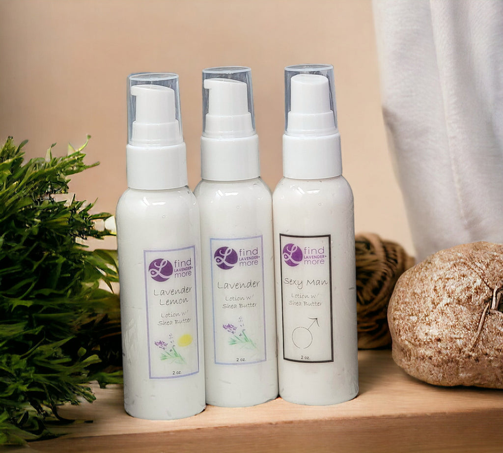 Lavender Shea Butter Lotion Natural Moisturizer Skincare Findlavender.com