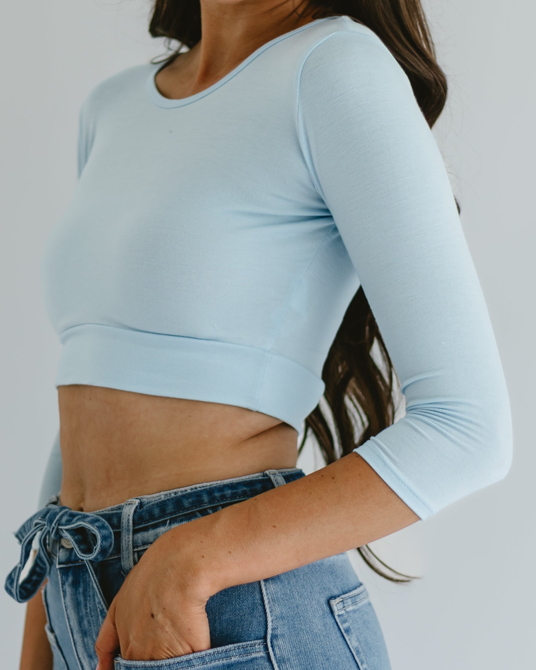Classic 3/4 Sleeve Halftee HALFTEE Layering Fashions