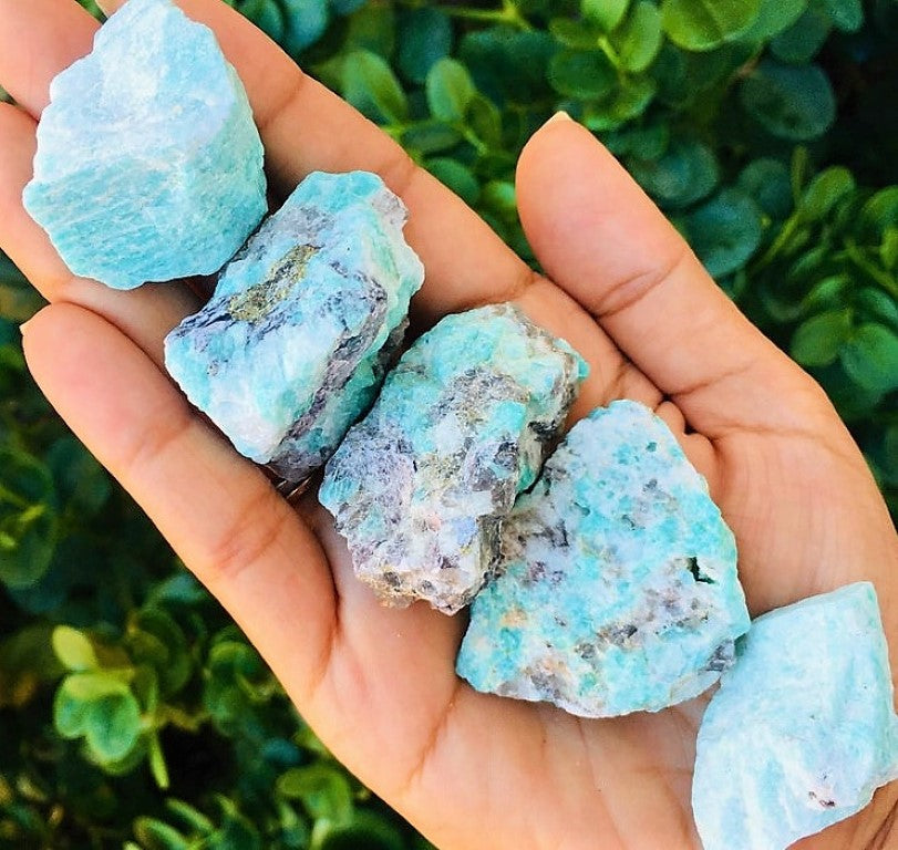 Amazonite Rough Brazilian Natural Raw 3 lb Wholesale Lot rocksolidfossils