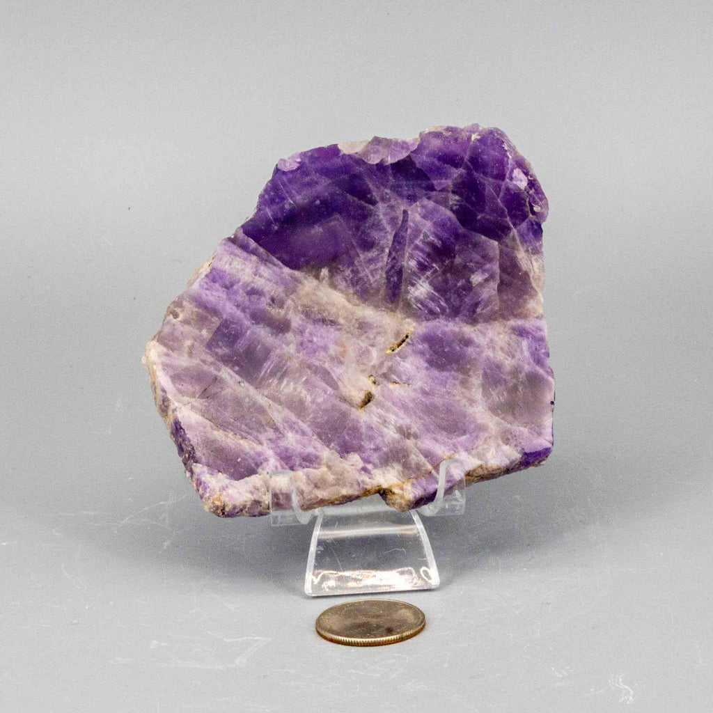 Amethyst Crystal Polished Slice Natural Purple Stone Crystal Destiny