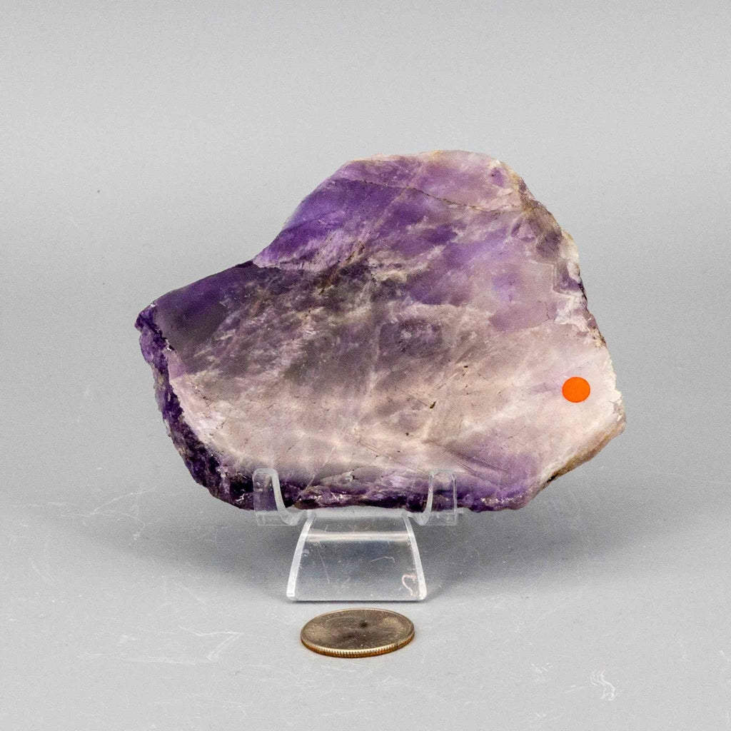 Amethyst Crystal Polished Slice Natural Purple Stone Crystal Destiny