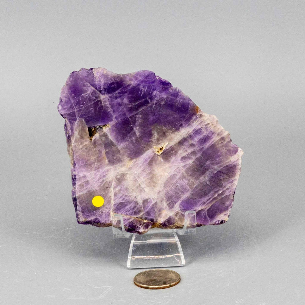 Amethyst Crystal Polished Slice Natural Purple Stone Crystal Destiny