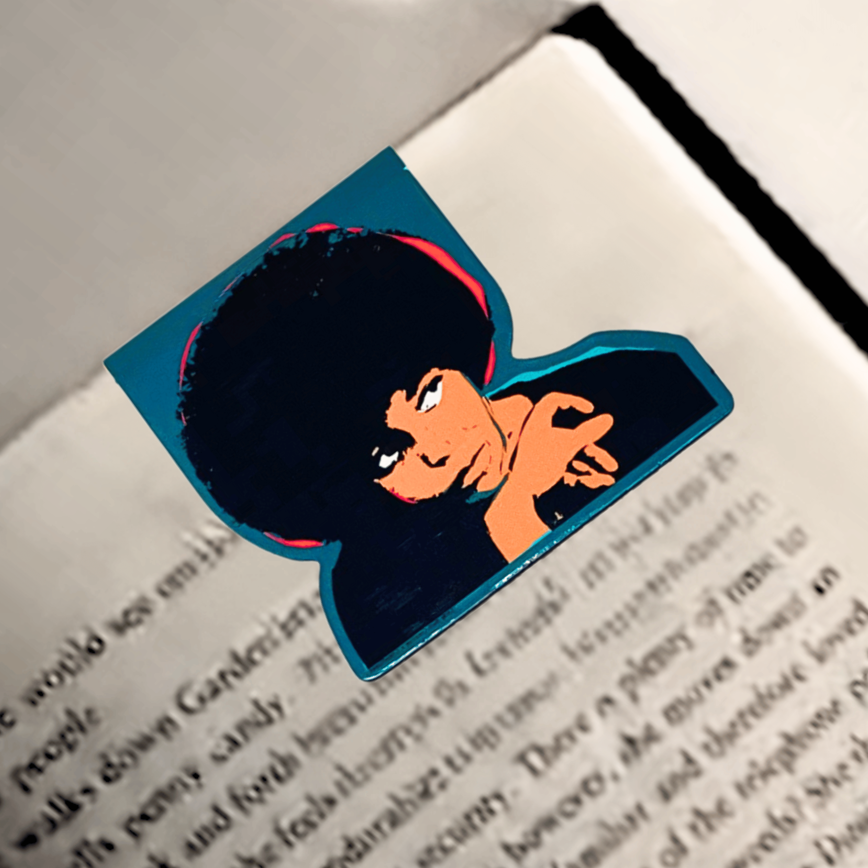 Angela Davis Magnetic Page Marker CheerNotes