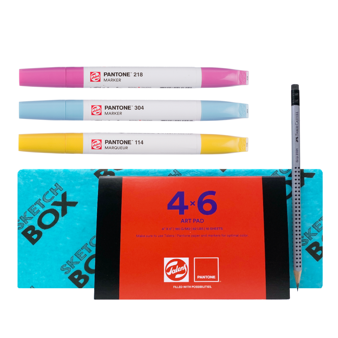 Pantone® x Royal Talens Illustration System Basic Box ShopSketchBox