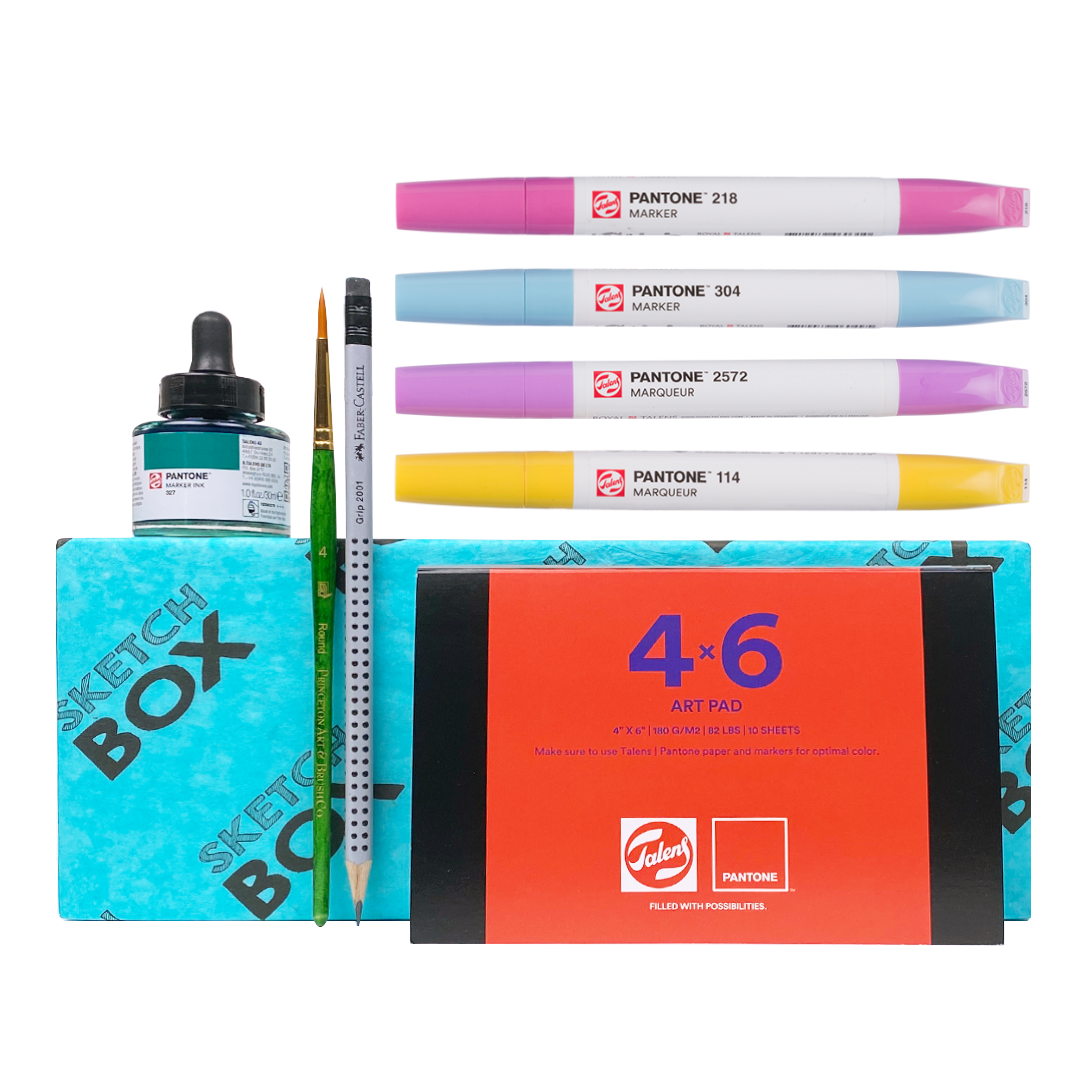 Pantone® x Royal Talens Illustration System Premium Box ShopSketchBox
