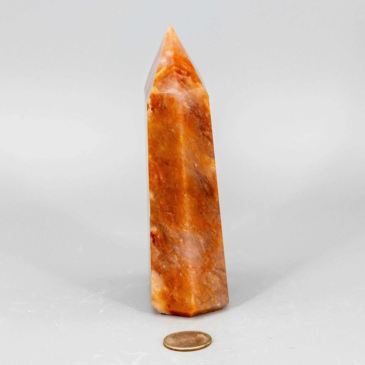 Aragonite Crystal Tower Polished Natural Earthy Stone Crystal Destiny