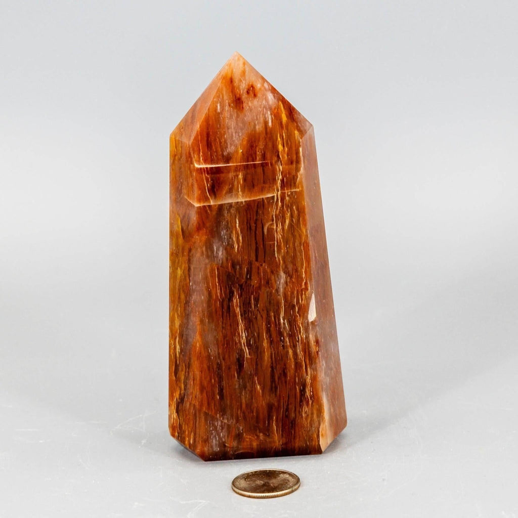 Aragonite Crystal Tower Polished Natural Earthy Stone Crystal Destiny