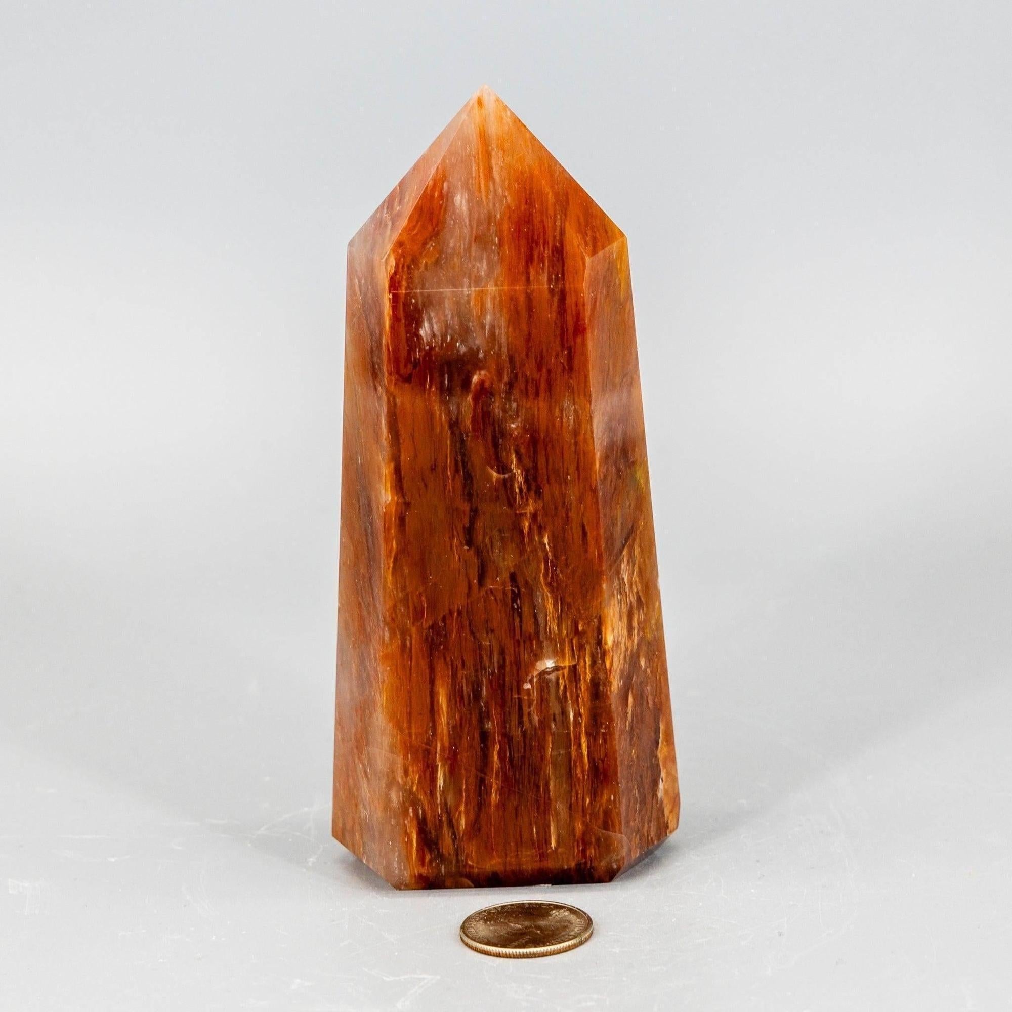Aragonite Crystal Tower Polished Natural Earthy Stone Crystal Destiny