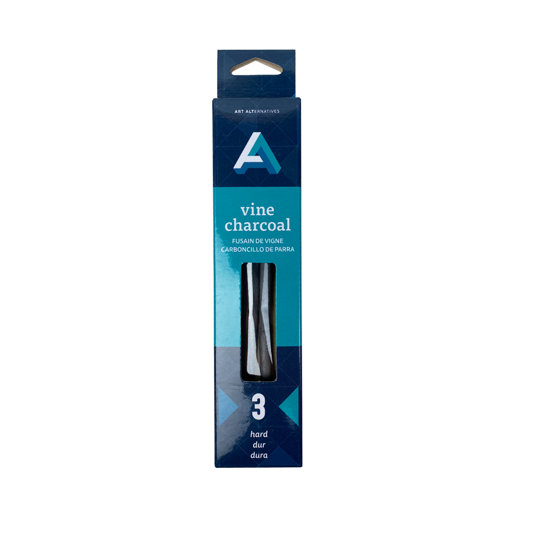 Willow Charcoal Sticks Hard-3 stick ShopSketchBox