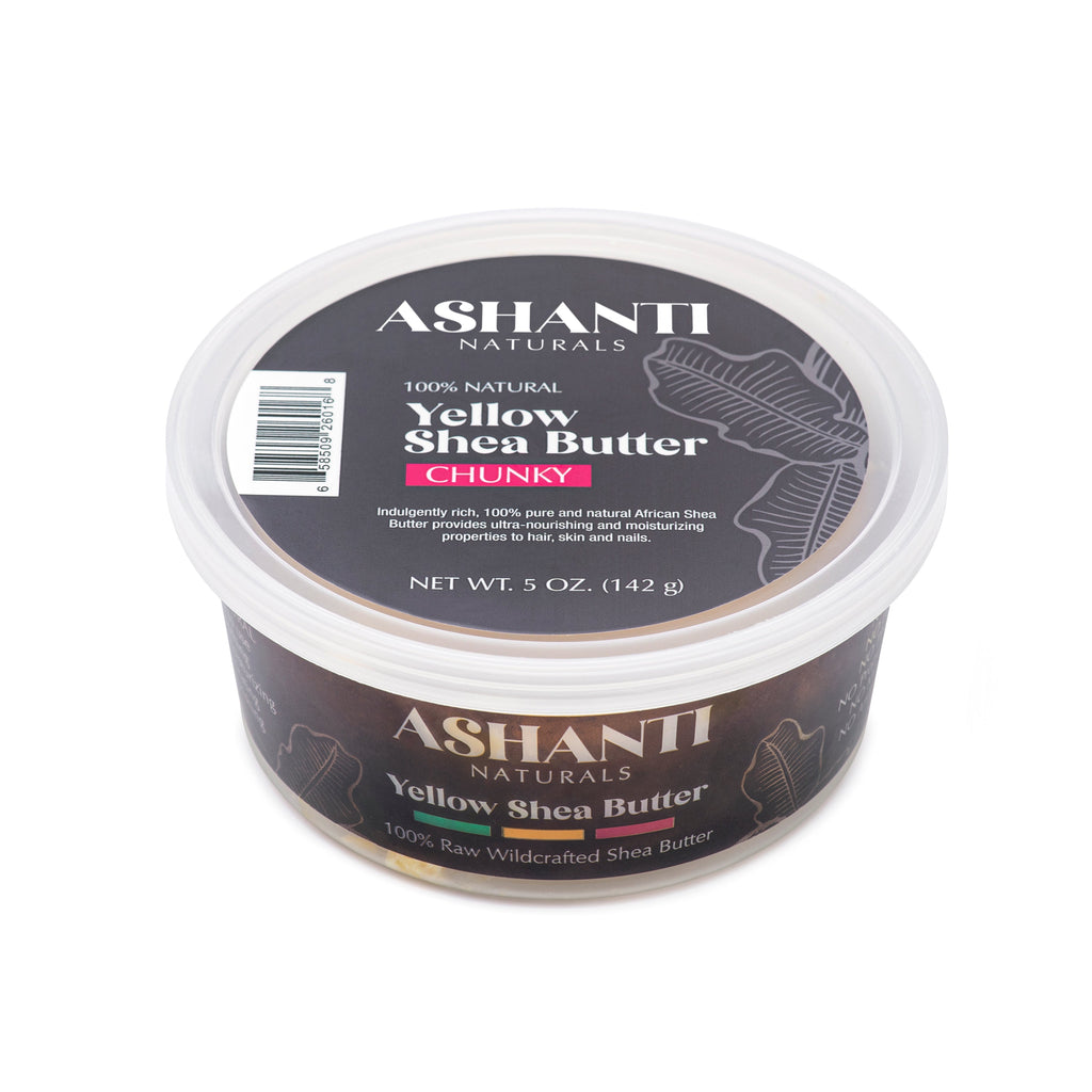 ASHANTI NATURALS 100% Yellow Shea Butter - Chunky AshantiNaturals