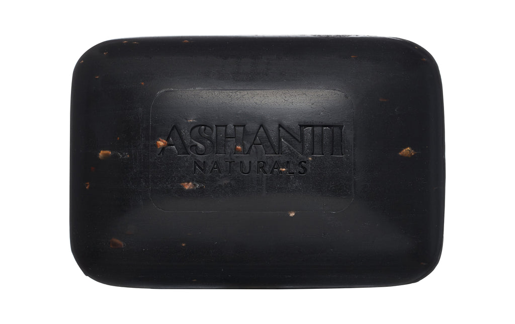 ASHANTI NATURALS Exfoliating Black Soap Bar AshantiNaturals