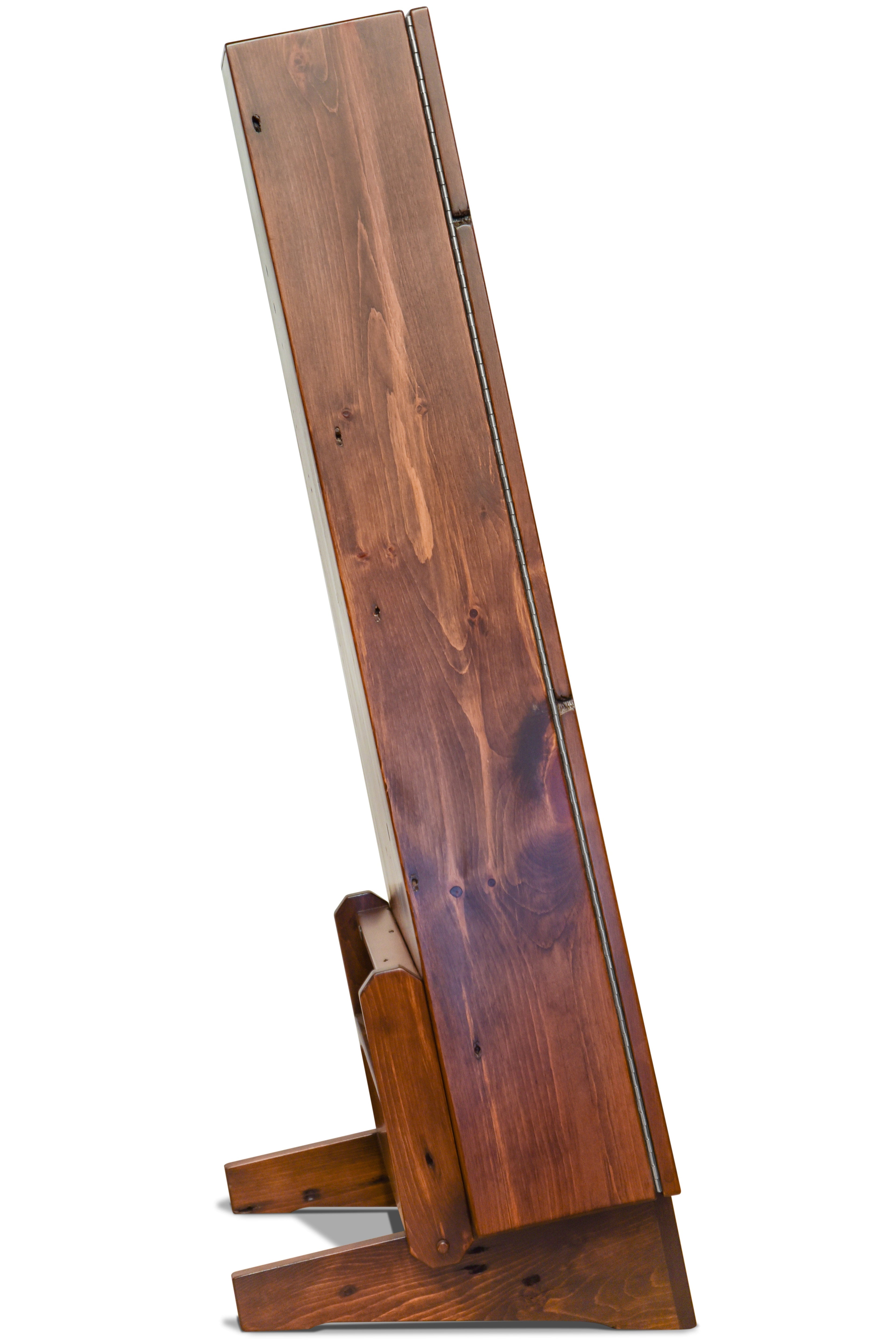 ClimaStand Triangle Humidor with Base - 300 Year Old Reclaimed Wood with Boston Stain Acoustic Remedy Cases