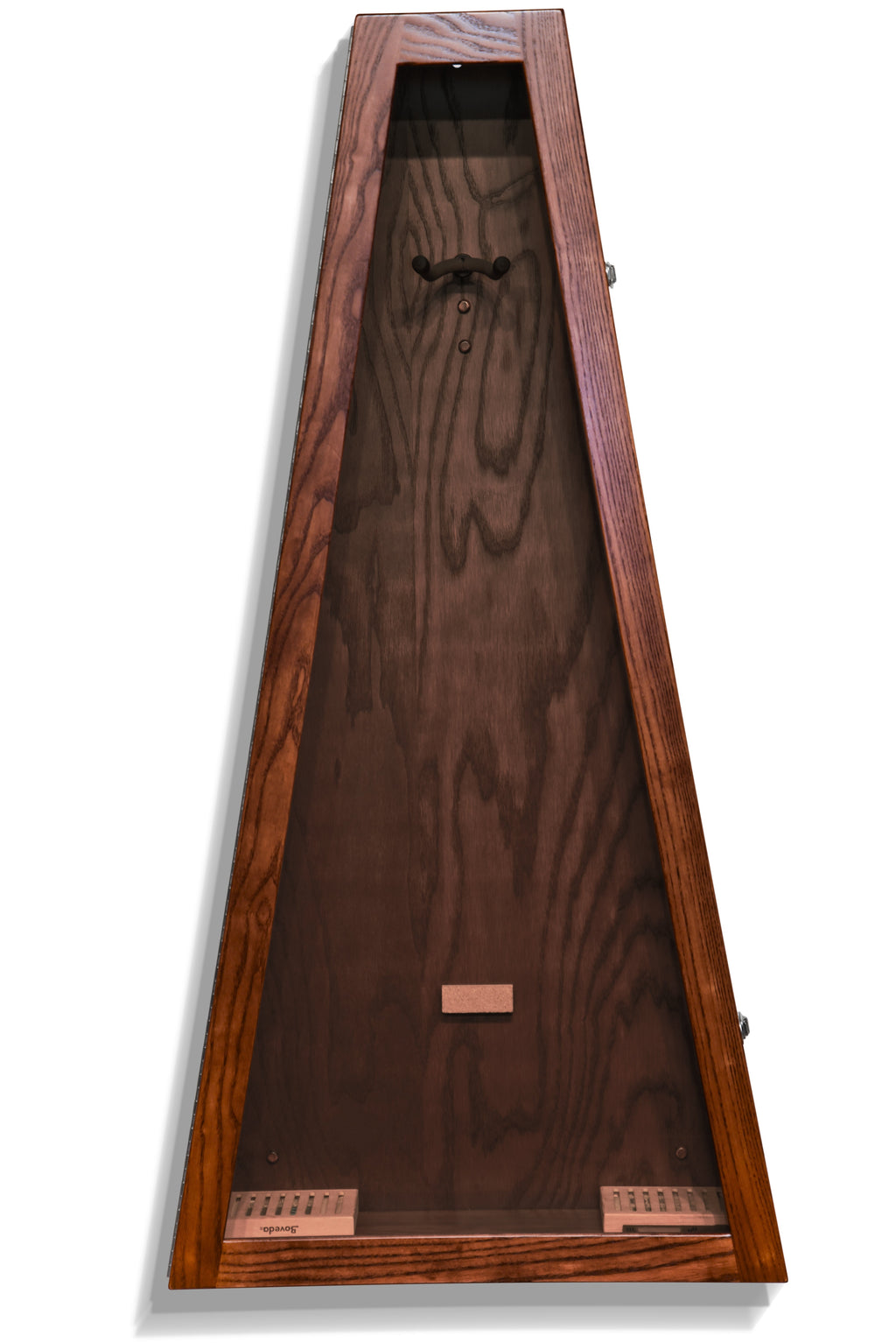 ClimaCase Triangle Humidor - Northern White Ash with Acres Stain Acoustic Remedy Cases