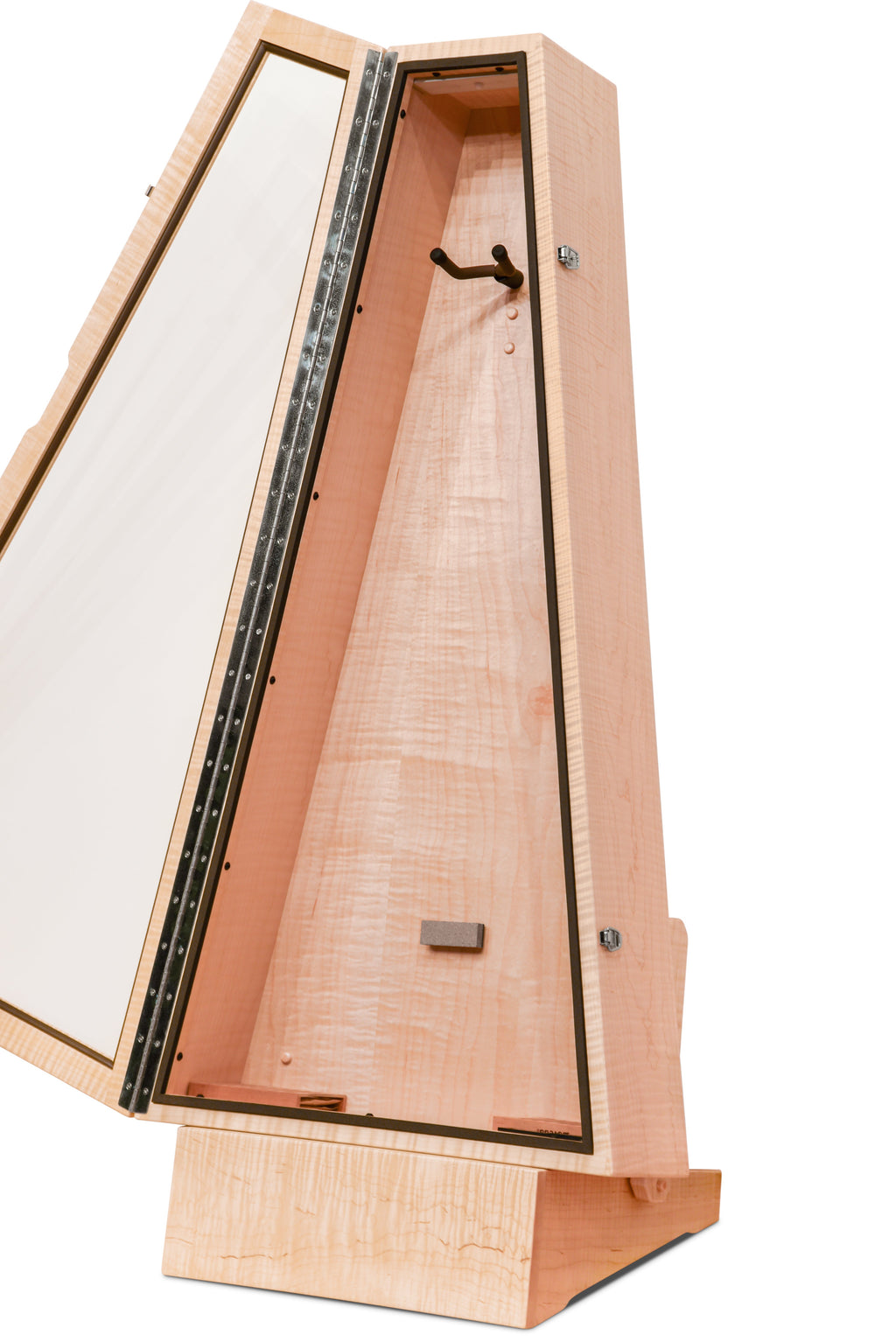 ClimaStand Triangle Humidor with Base - Flamed Maple Acoustic Remedy Cases