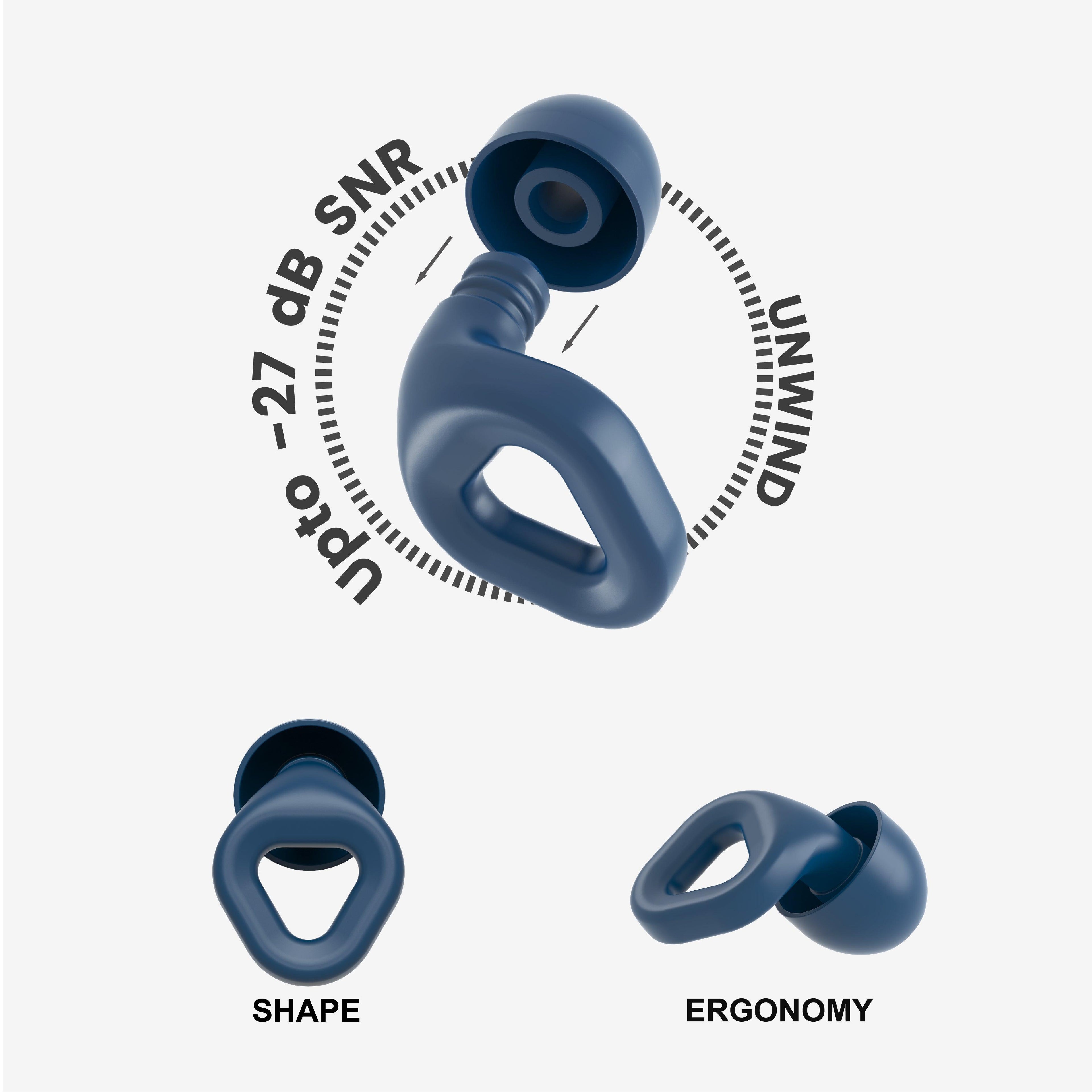 ZENZ - Unwind Earplugs - Lagoon Navy ZENZ