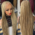 Luxury blonde 613 knotless braided wig HOL stores