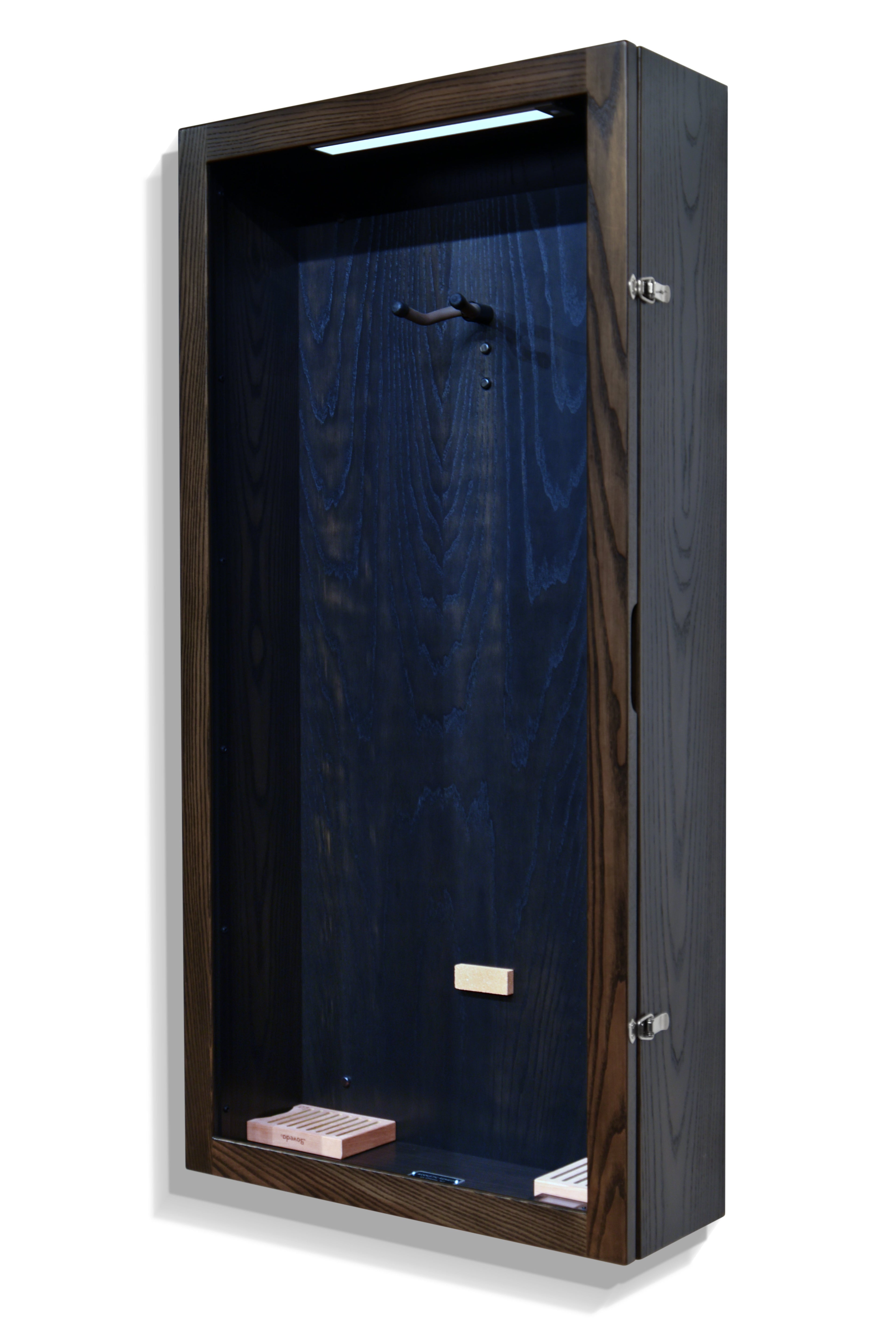 ClimaCase Rectangle Humidor - Northern White Ash with Ebony Stain Acoustic Remedy Cases