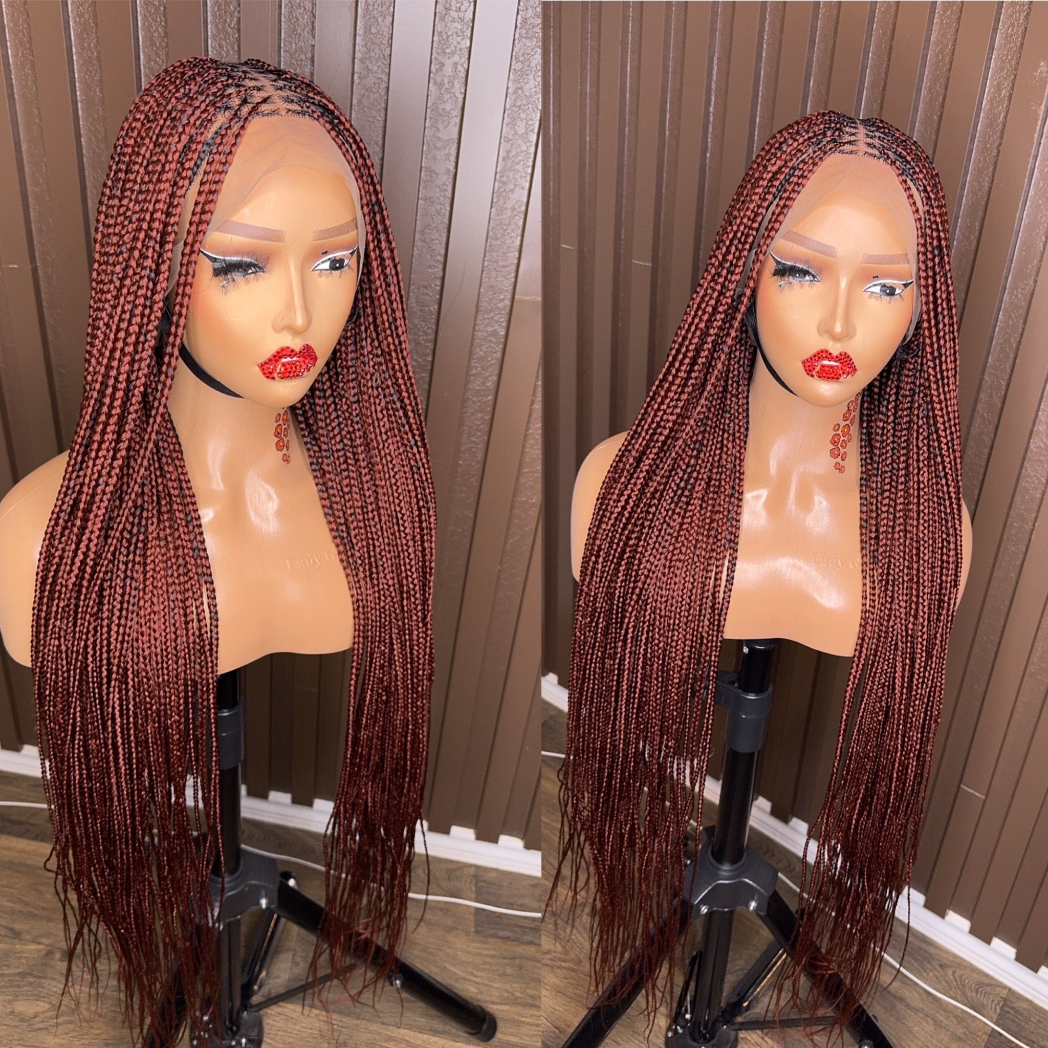 Color 350 knotless braided wig HOL stores