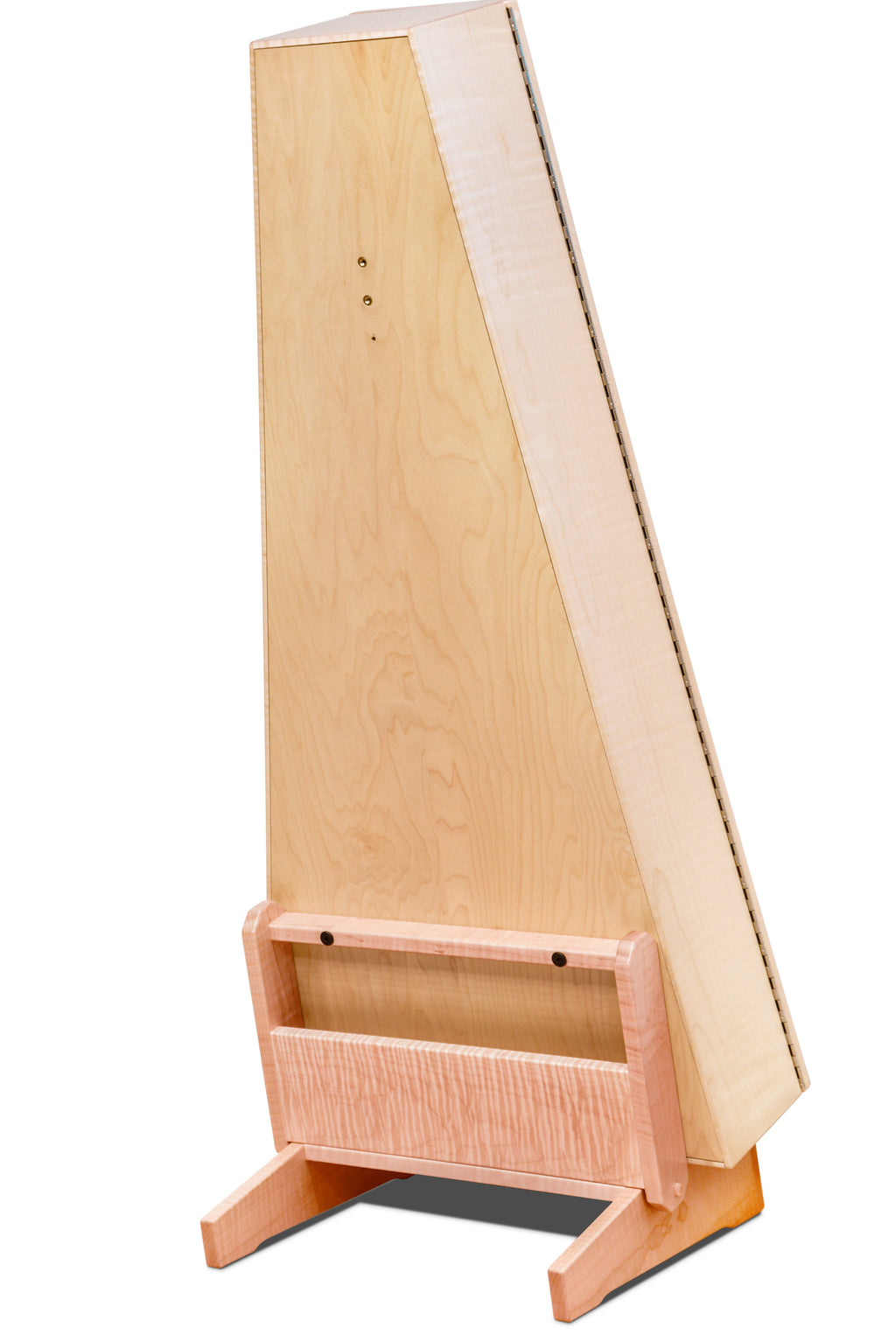 ClimaStand Triangle Humidor with Base - Flamed Maple Acoustic Remedy Cases