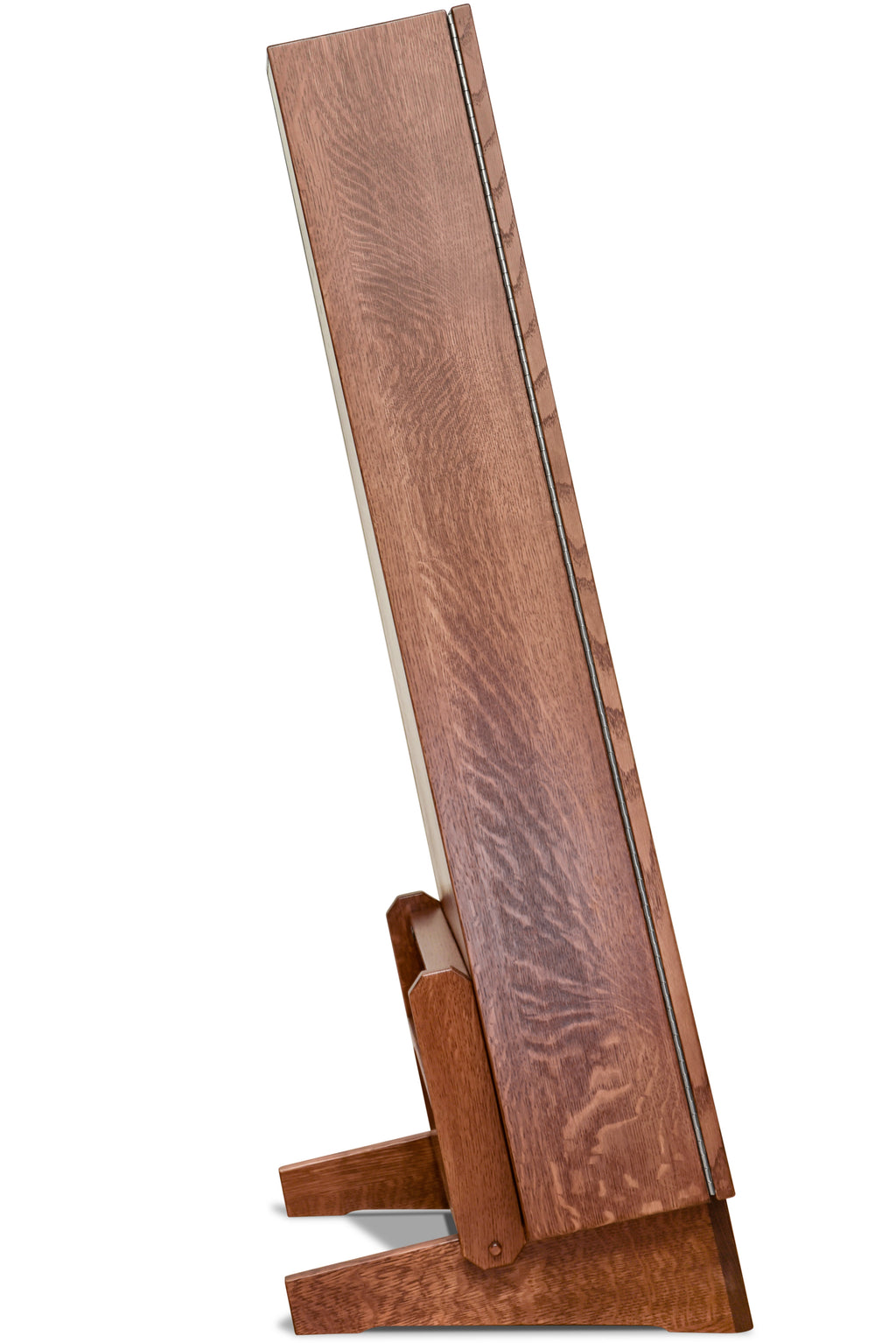 ClimaStand Triangle Humidor with Base - Quartersawn White Oak with Boston Stain Acoustic Remedy Cases