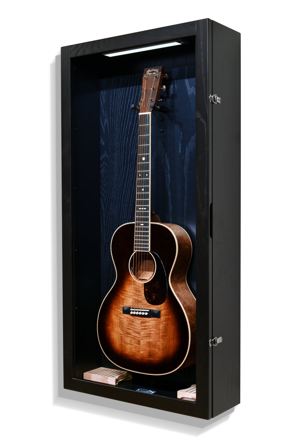 ClimaCase Rectangle Humidor - Northern White Ash with Piano Black Acoustic Remedy Cases