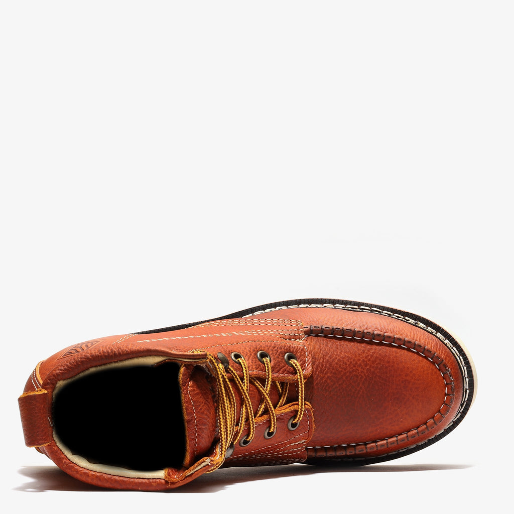 FRONTIER CLASSIC 6" MOC TOE GOLDEN BROWN Bonanza Boots