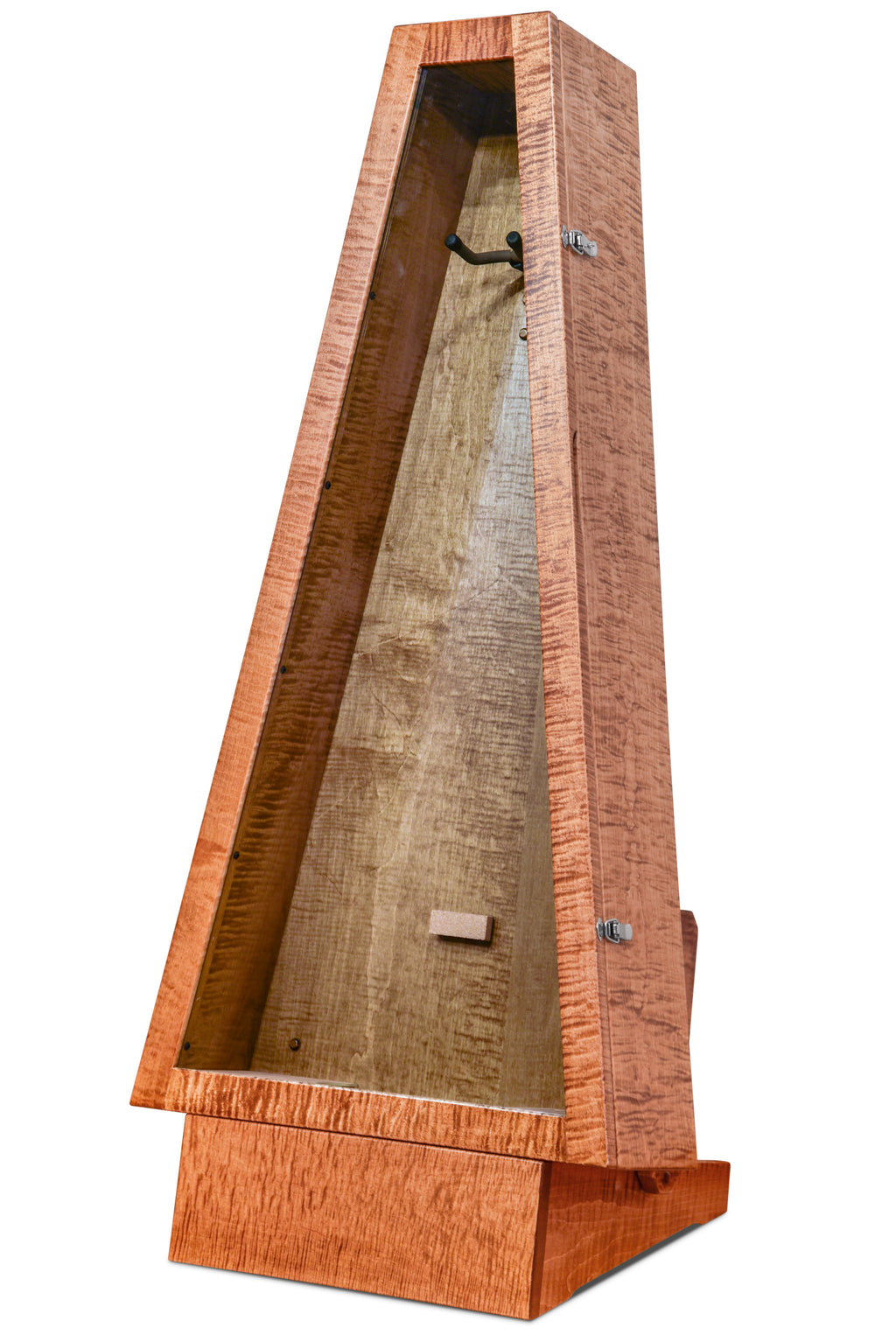 ClimaStand Triangle Humidor with Base - Flamed Maple With Provincial Stain Acoustic Remedy Cases