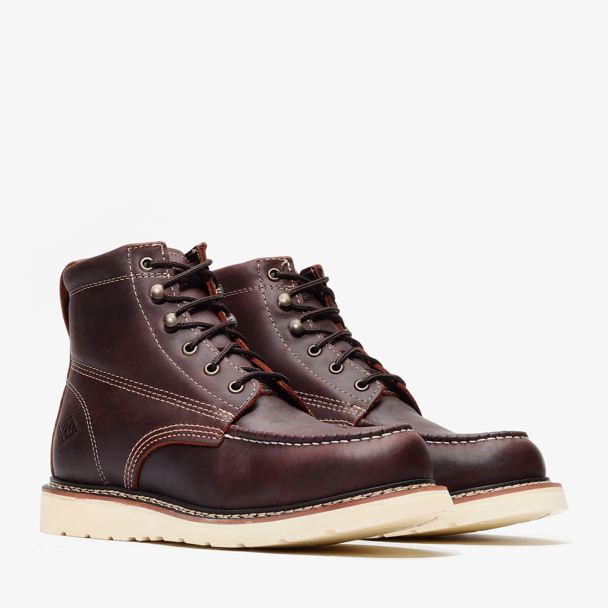 FRONTIER CLASSIC 6" MOC TOE BURGUNDY Bonanza Boots