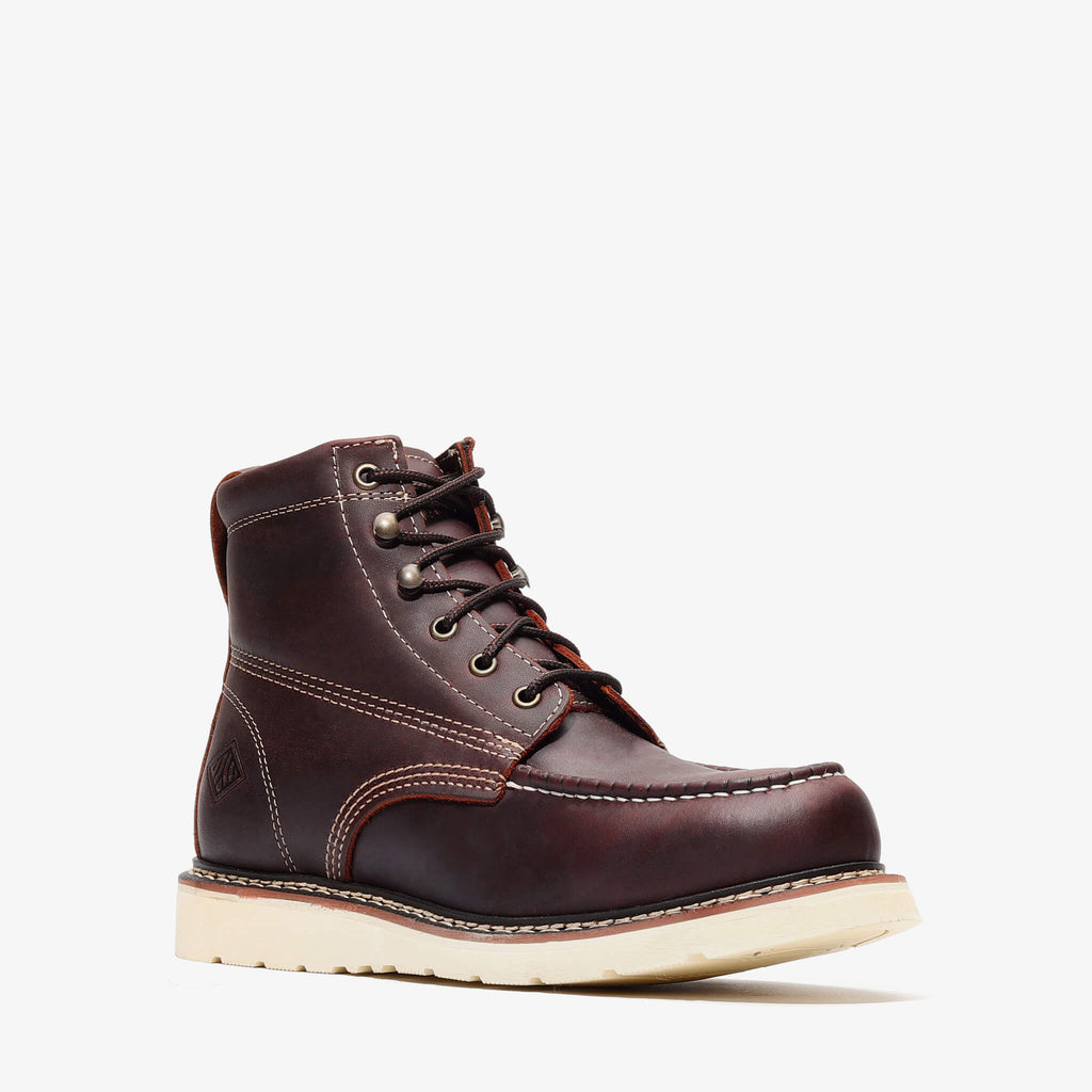 FRONTIER CLASSIC 6" MOC TOE BURGUNDY Bonanza Boots