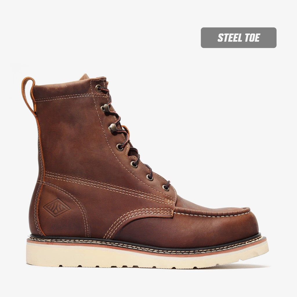 FRONTIER CLASSIC 8" MOC TOE XL (STEEL TOE) Bonanza Boots