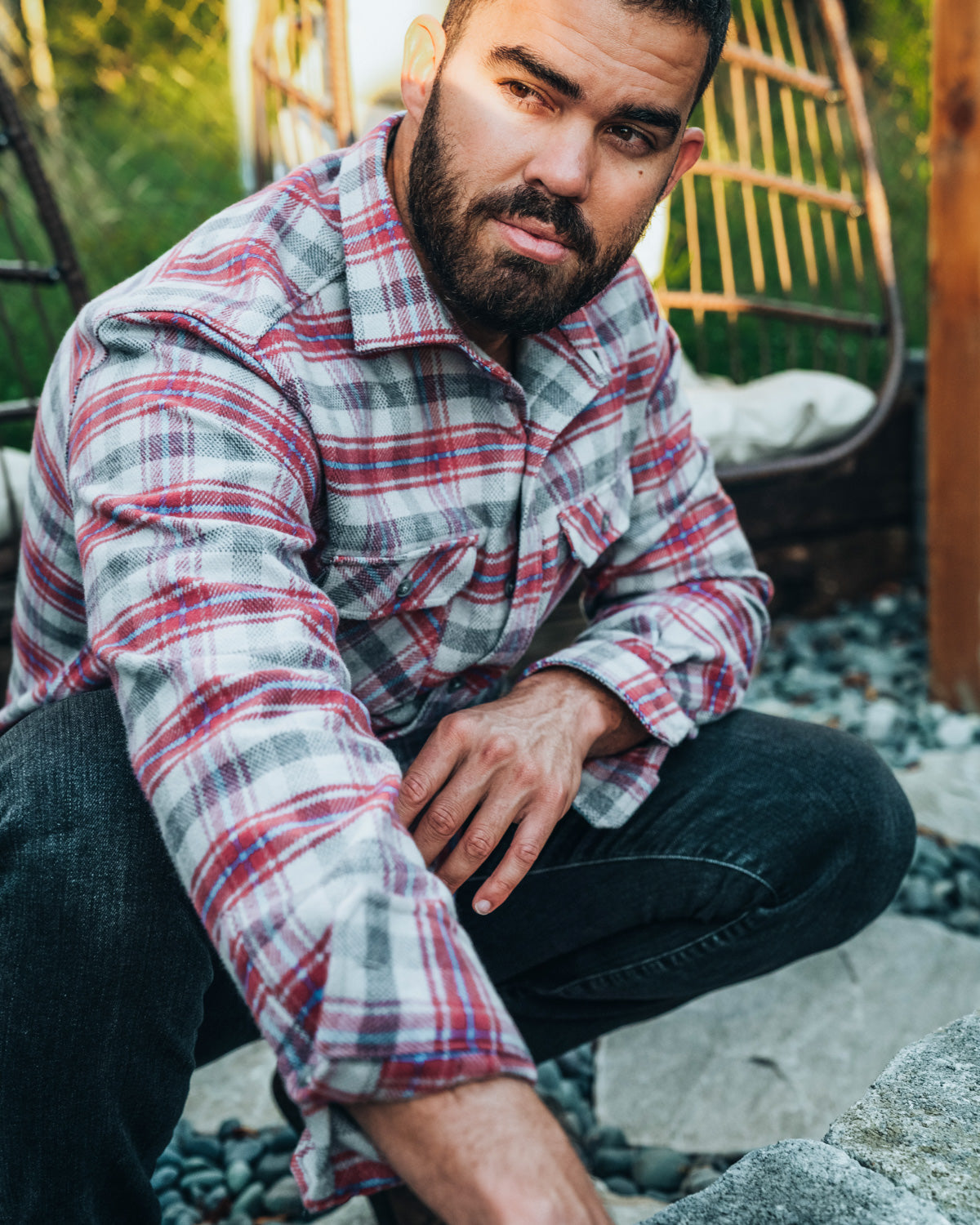 Field Grand Flannel, Sedona Red MuskOx Flannels