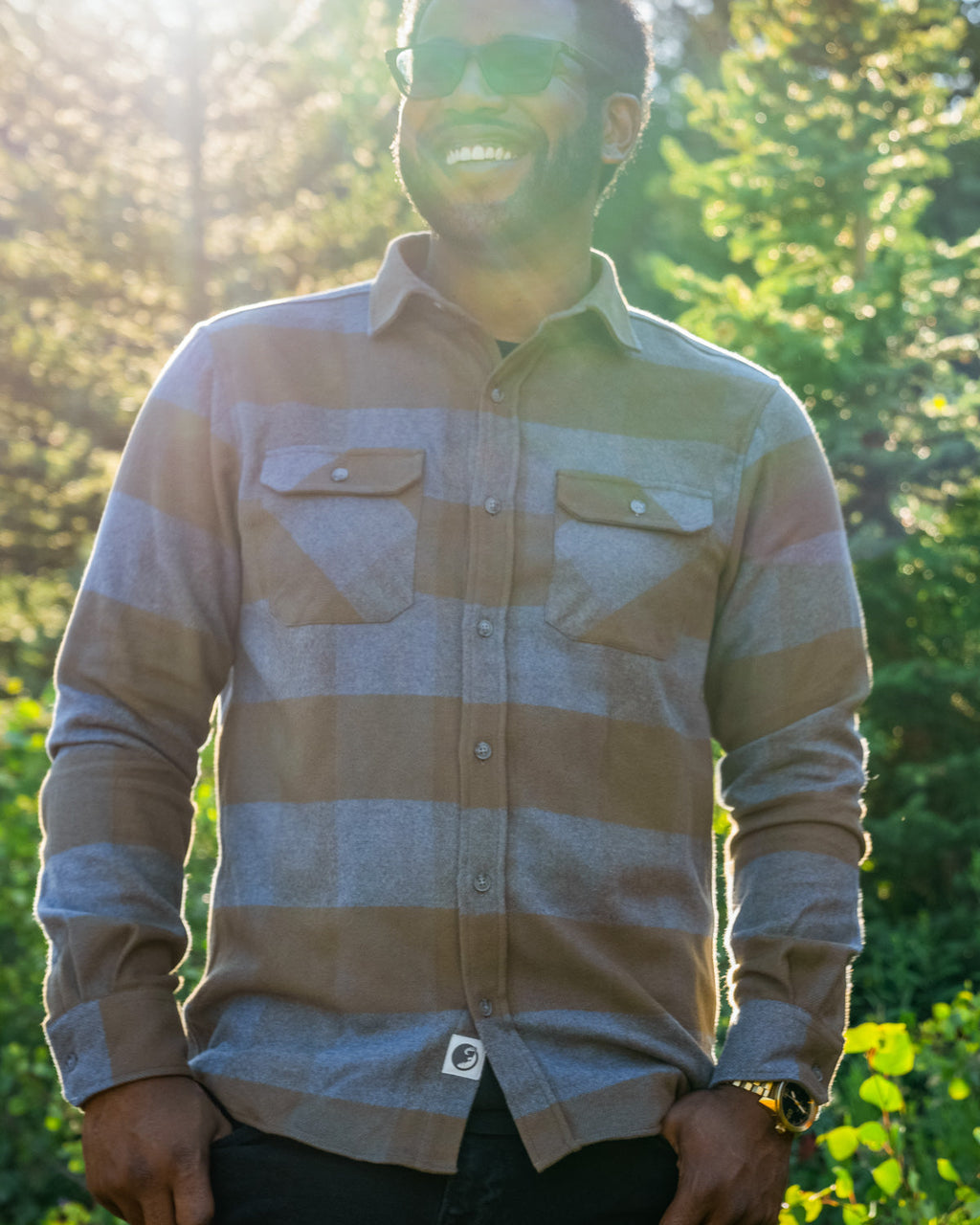 Field Grand Flannel, Caper Green MuskOx Flannels