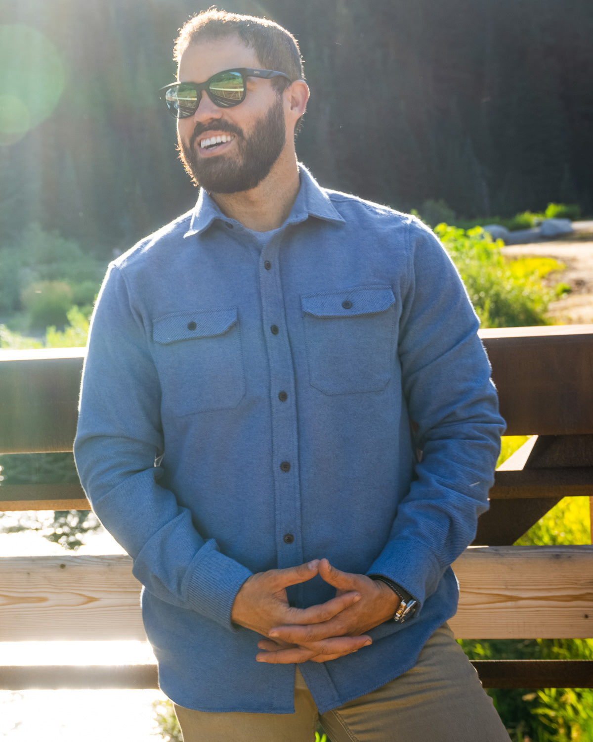 Grand Flannel, Lake Blue MuskOx Flannels