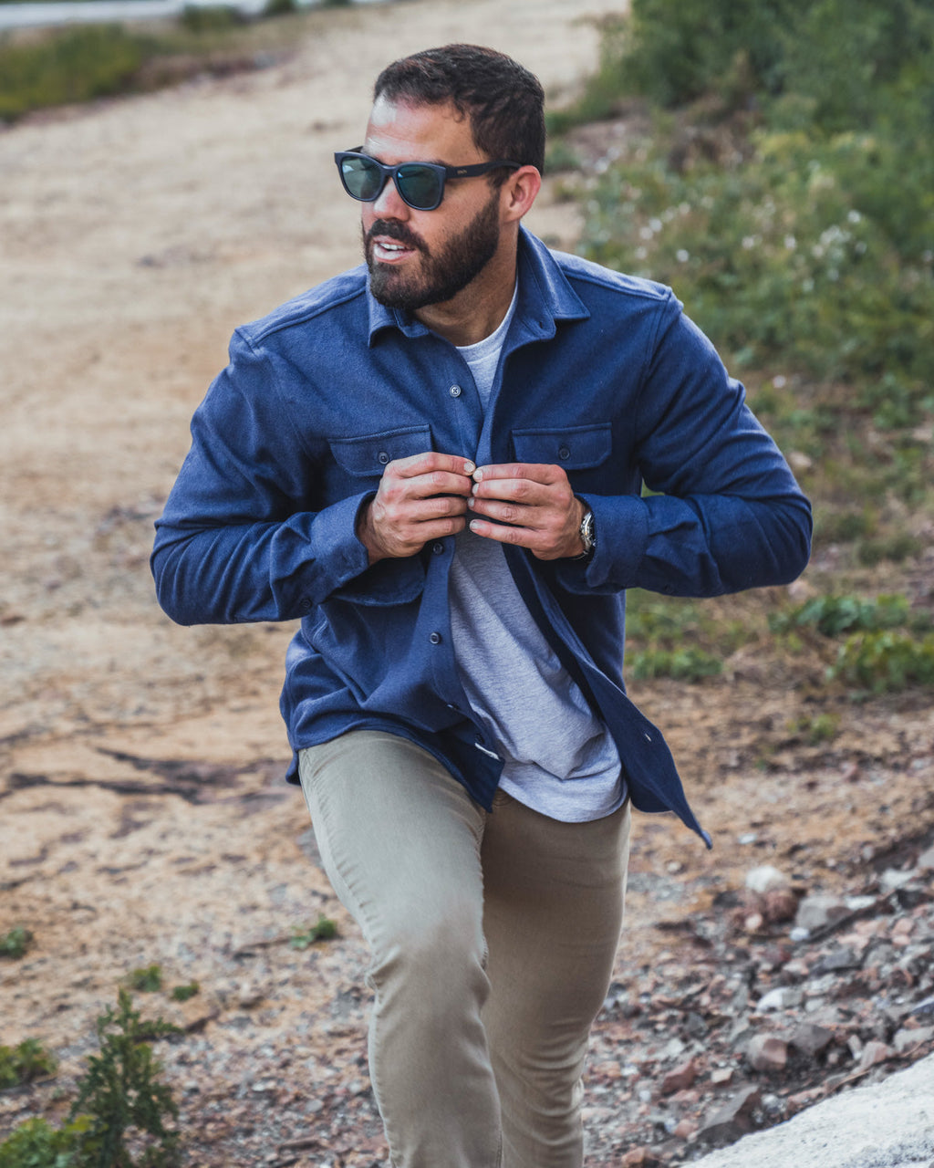 Grand Flannel, Navy MuskOx Flannels