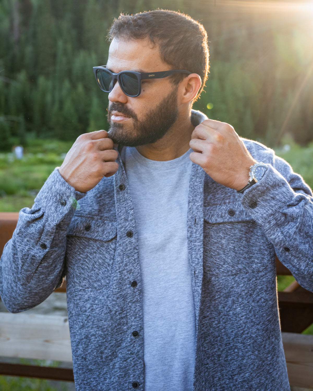 Grand Flannel, Steel Grey MuskOx Flannels