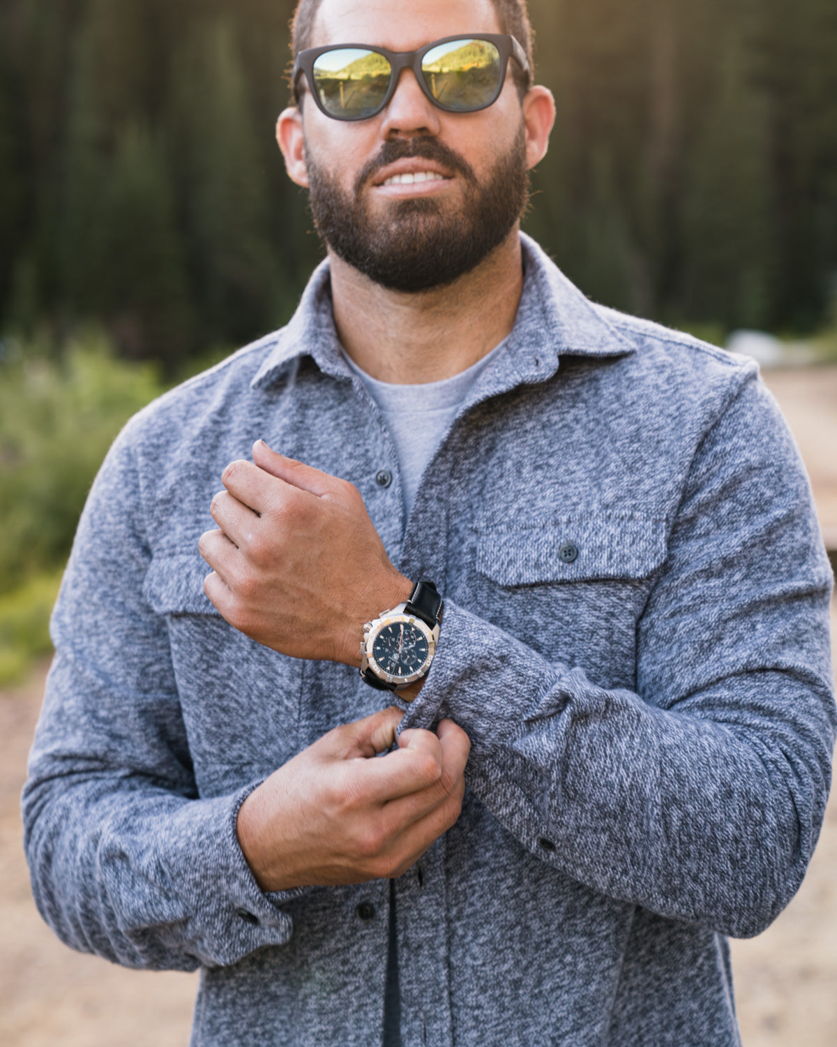 Grand Flannel, Steel Grey MuskOx Flannels